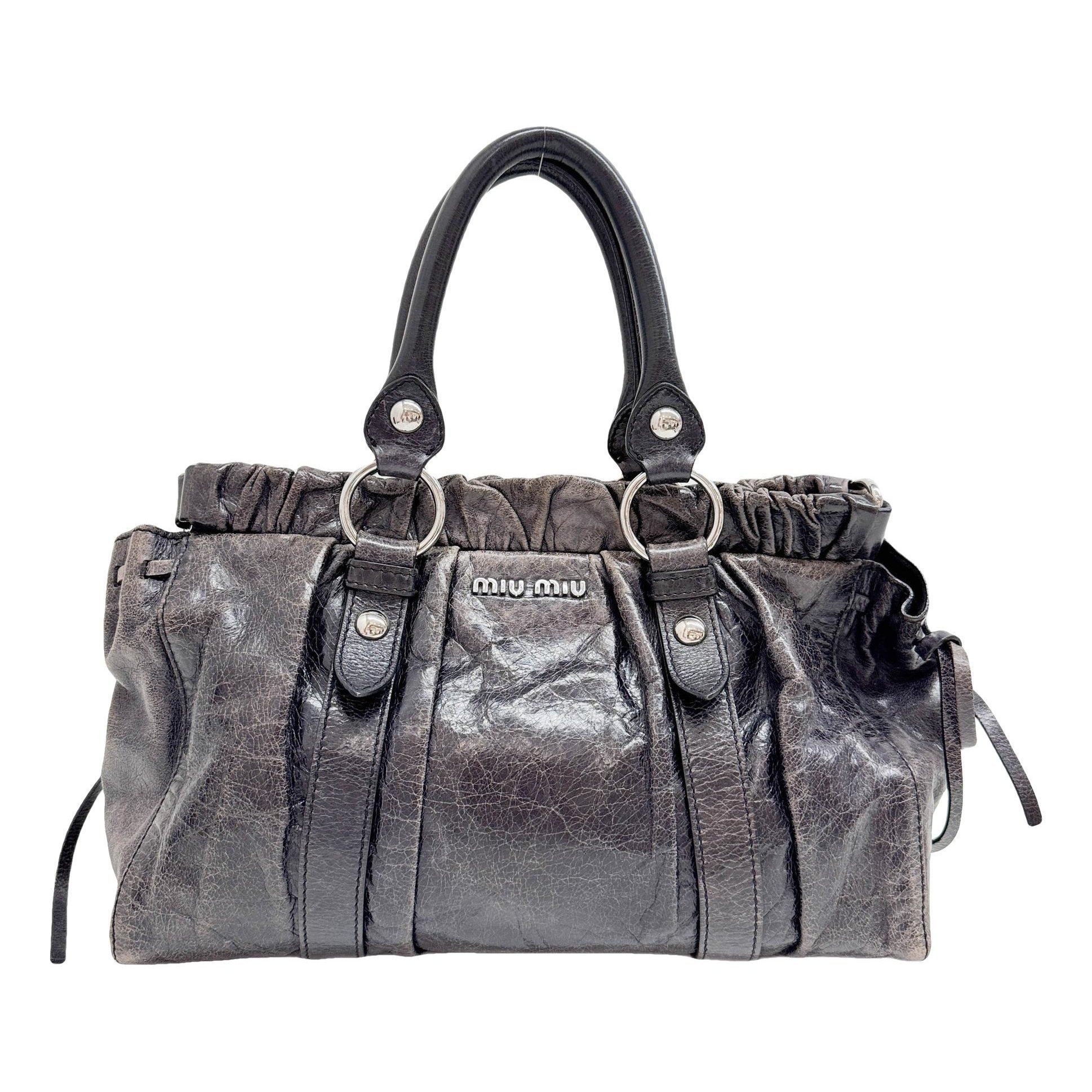 Vitello leather handbag