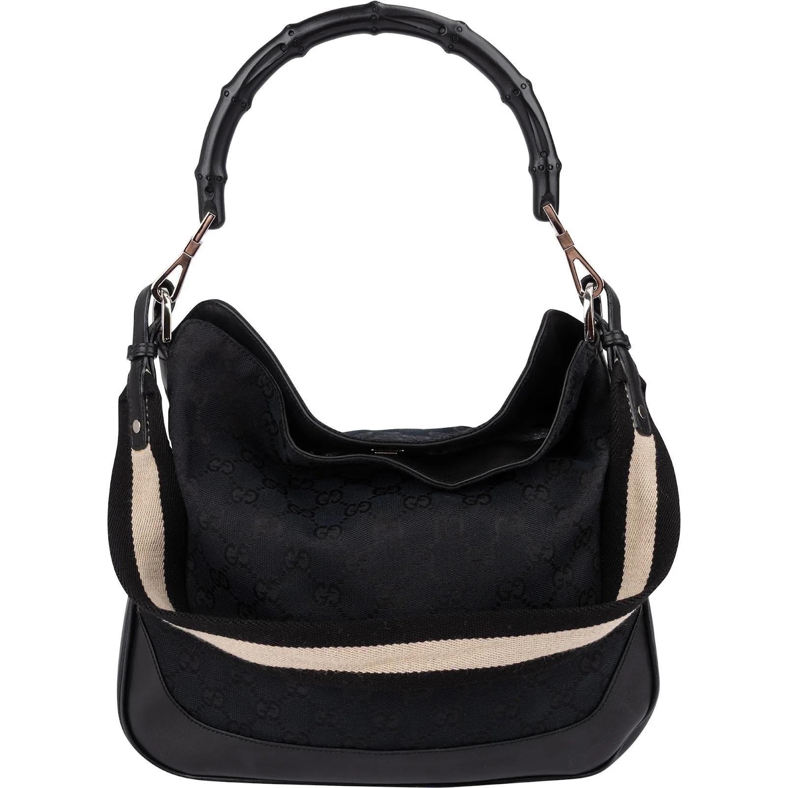 Bamboo Top Handle leather handbag