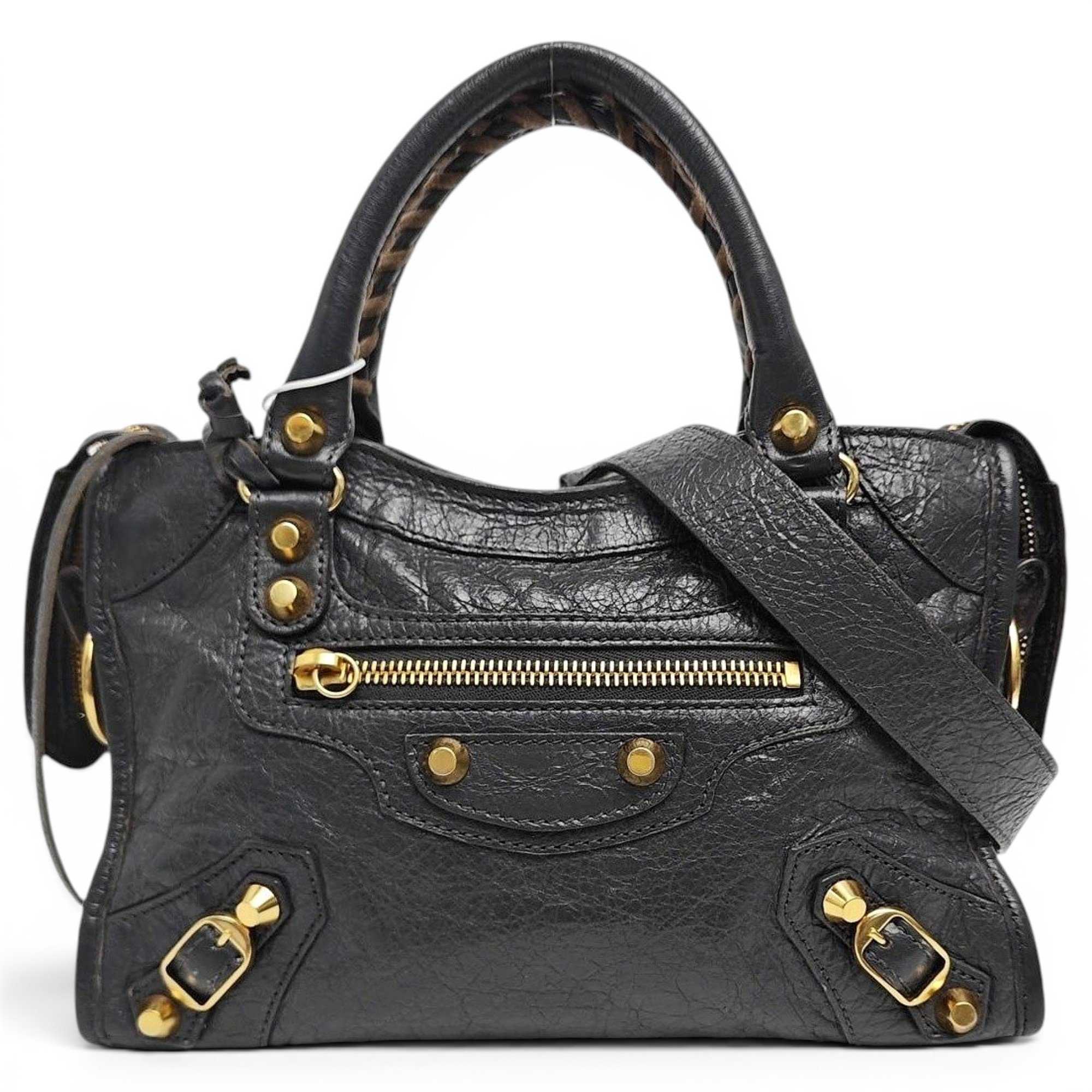 Leather handbag