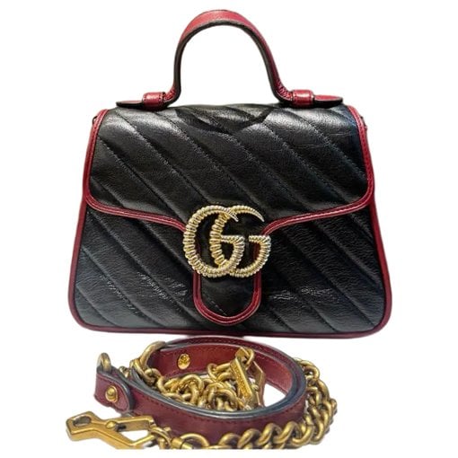 GG Marmont Flap leather handbag