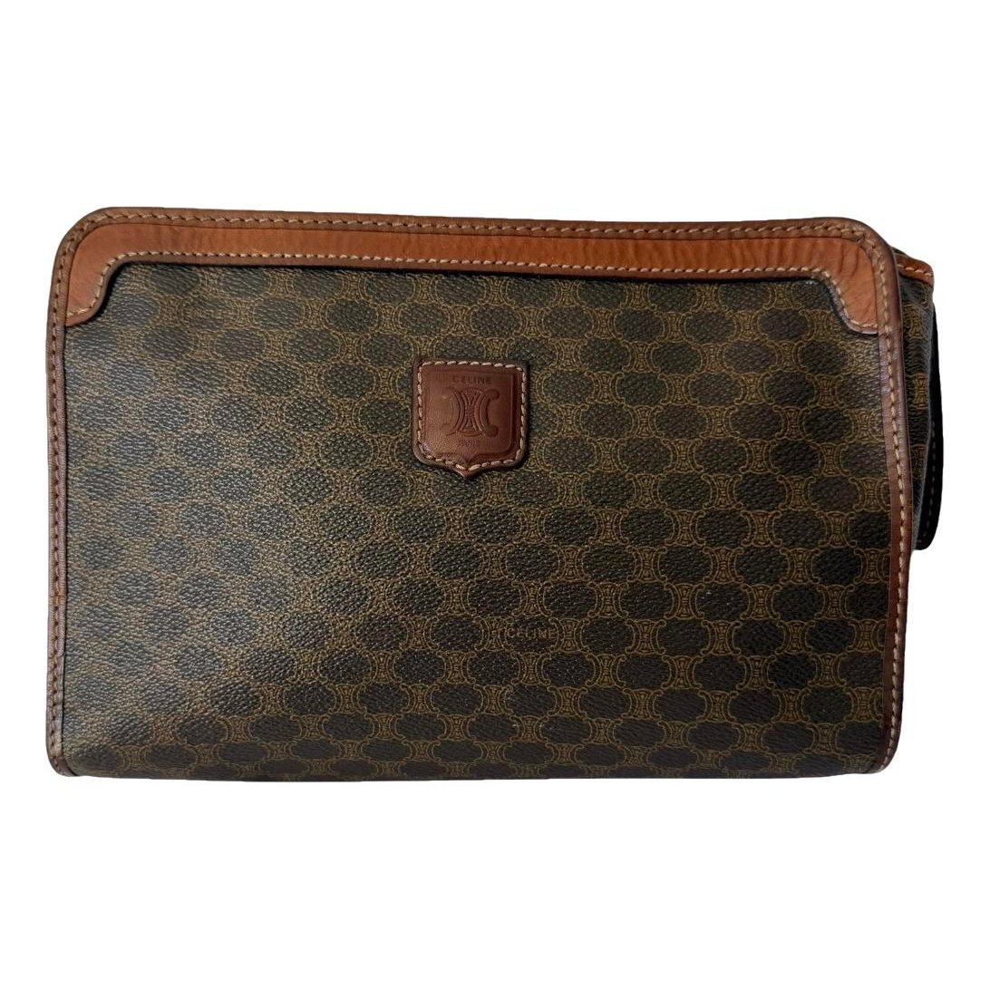 Triomphe Vintage cloth clutch bag