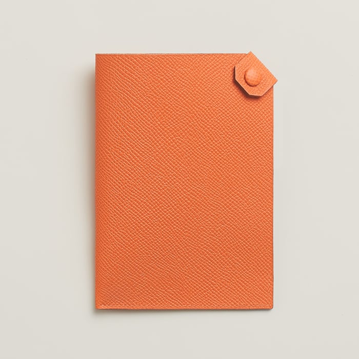 Orange Tarmac Passport Holder