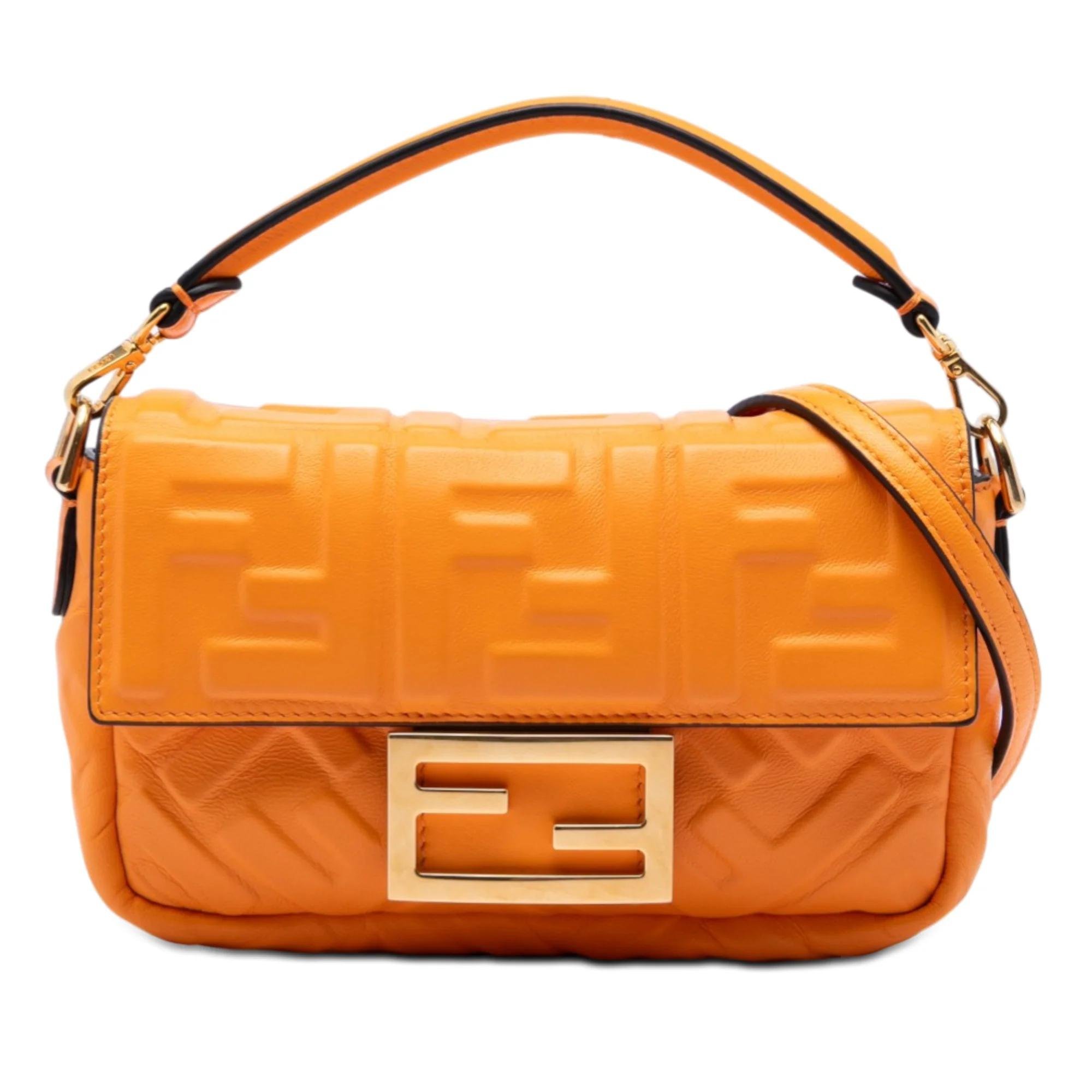 Fendi Baguette pony-style calfskin handbag