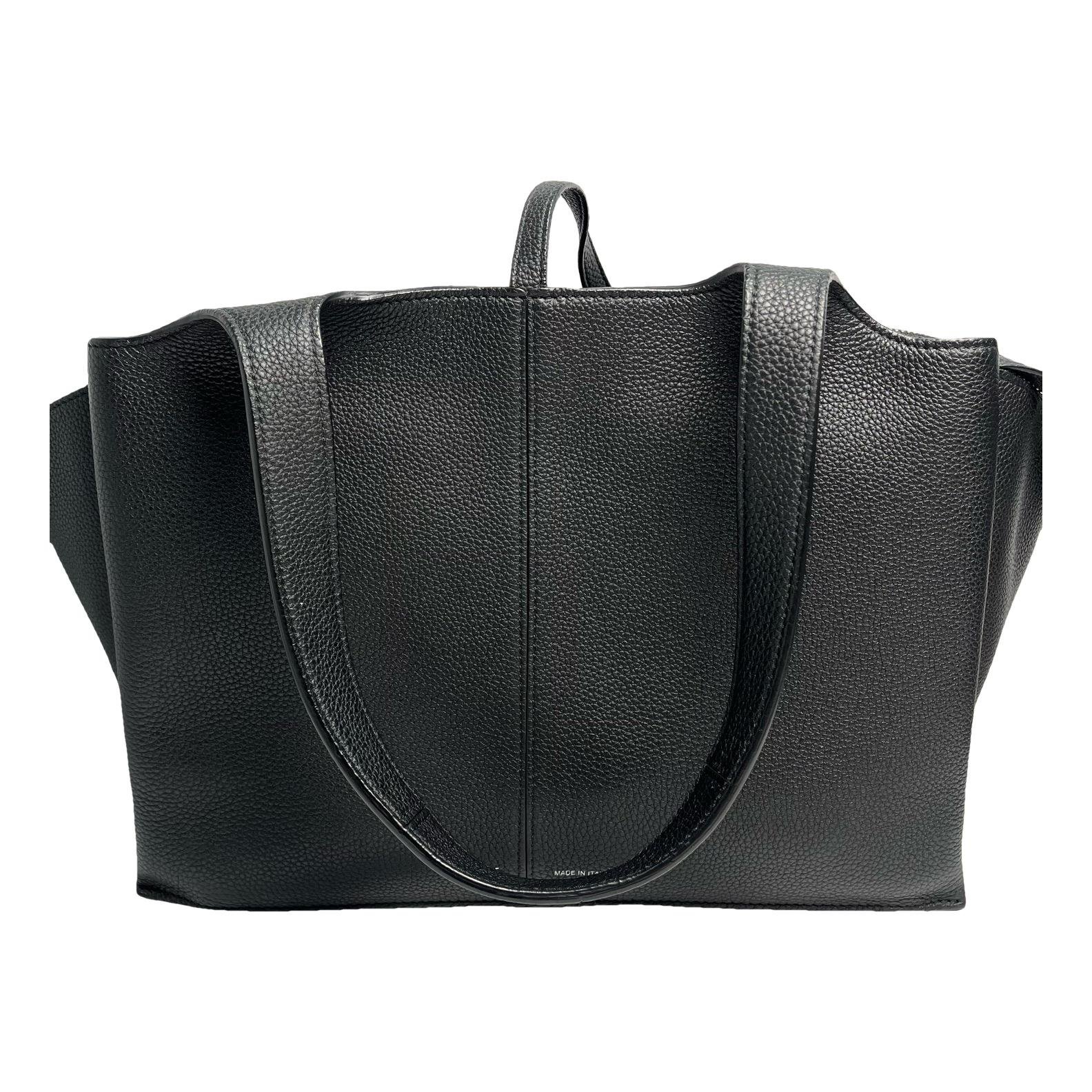 Tri-Fold leather tote