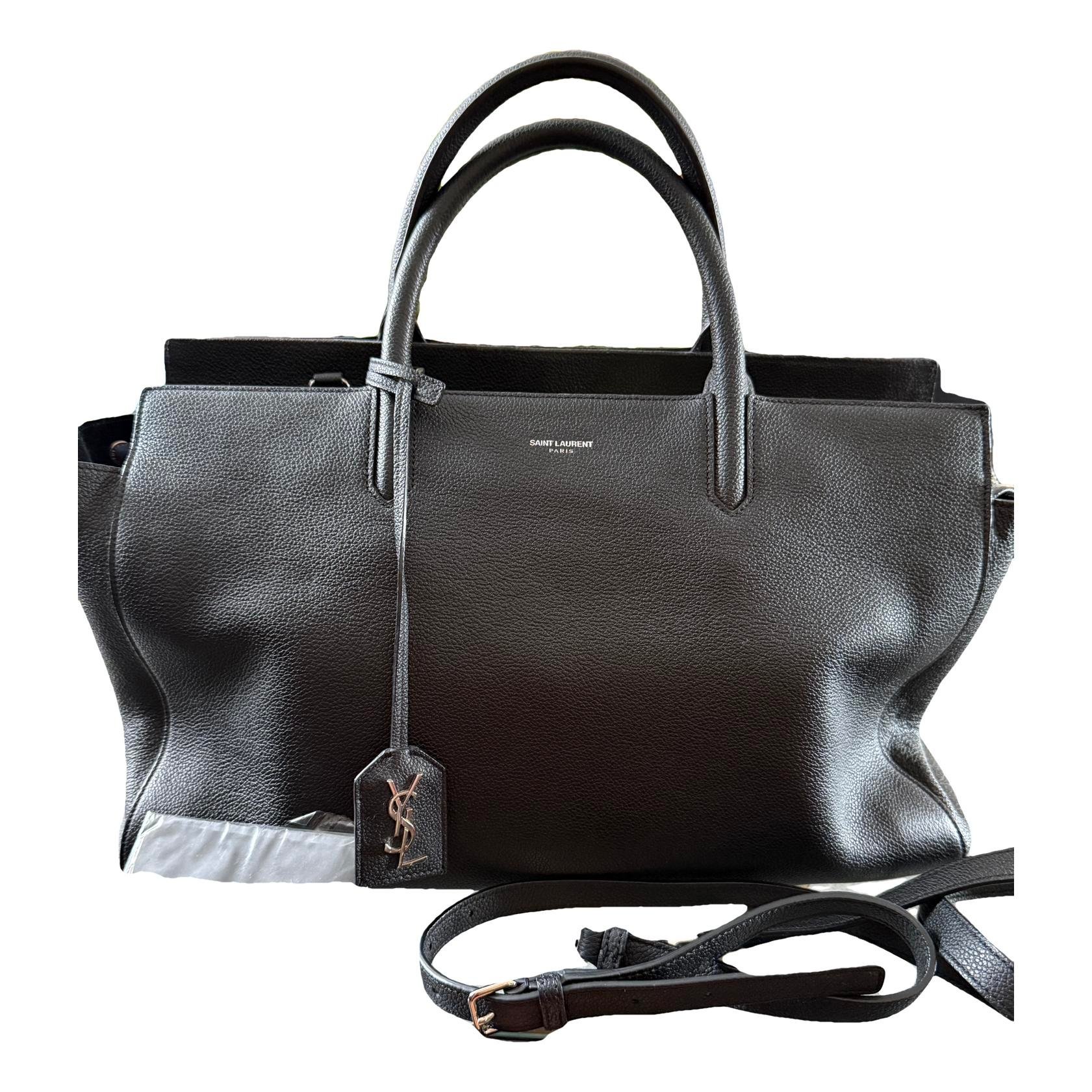Leather tote