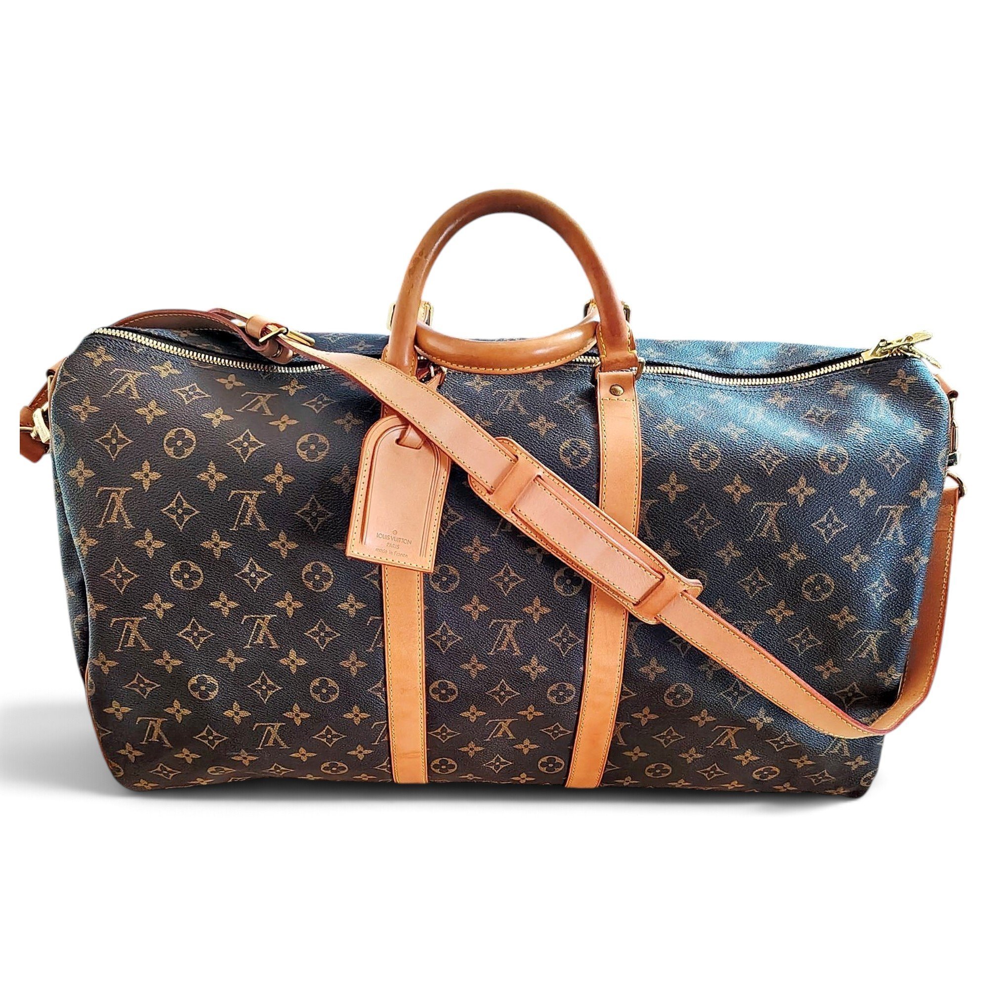 Keepall leather 48h bag