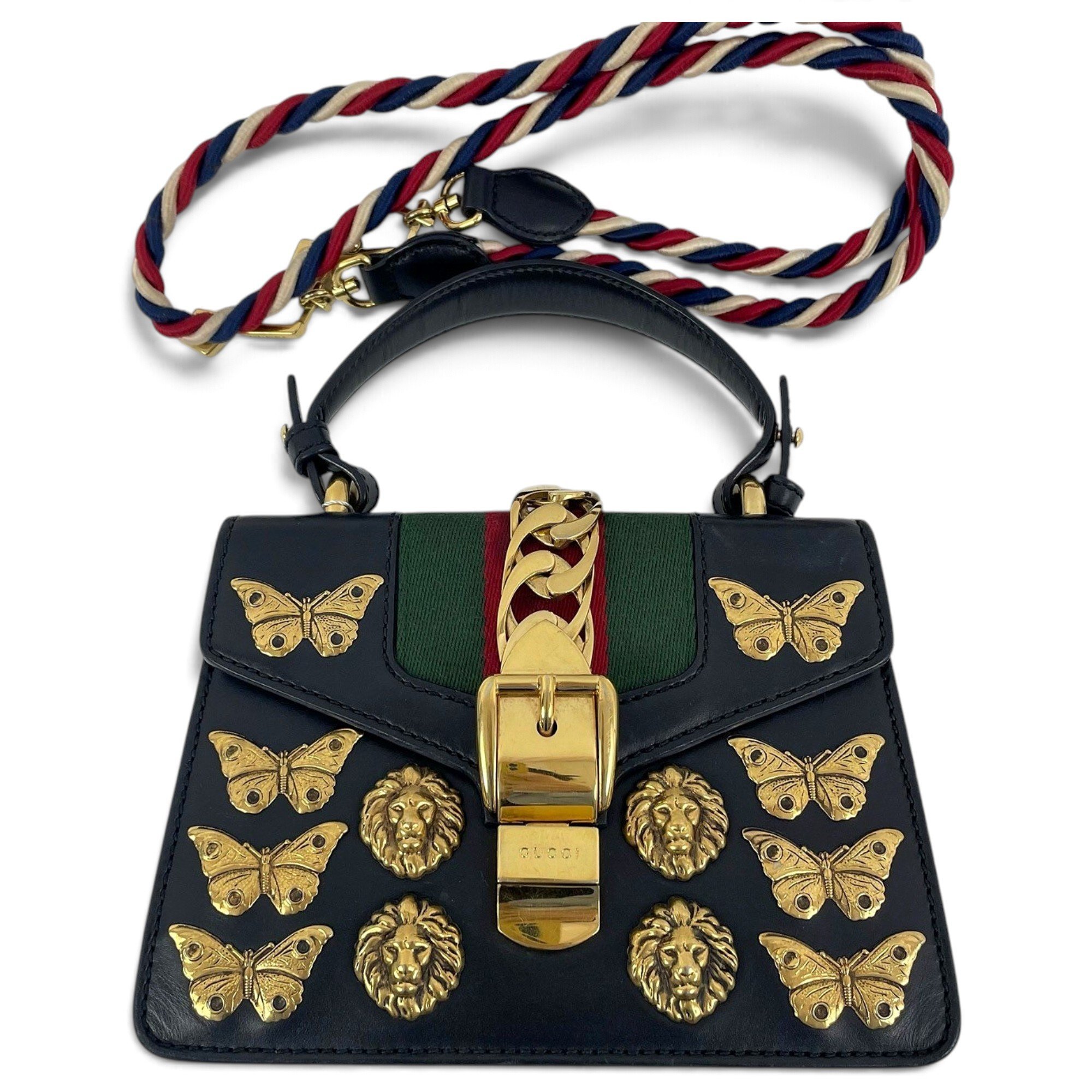 Sylvie Top Handle leather handbag