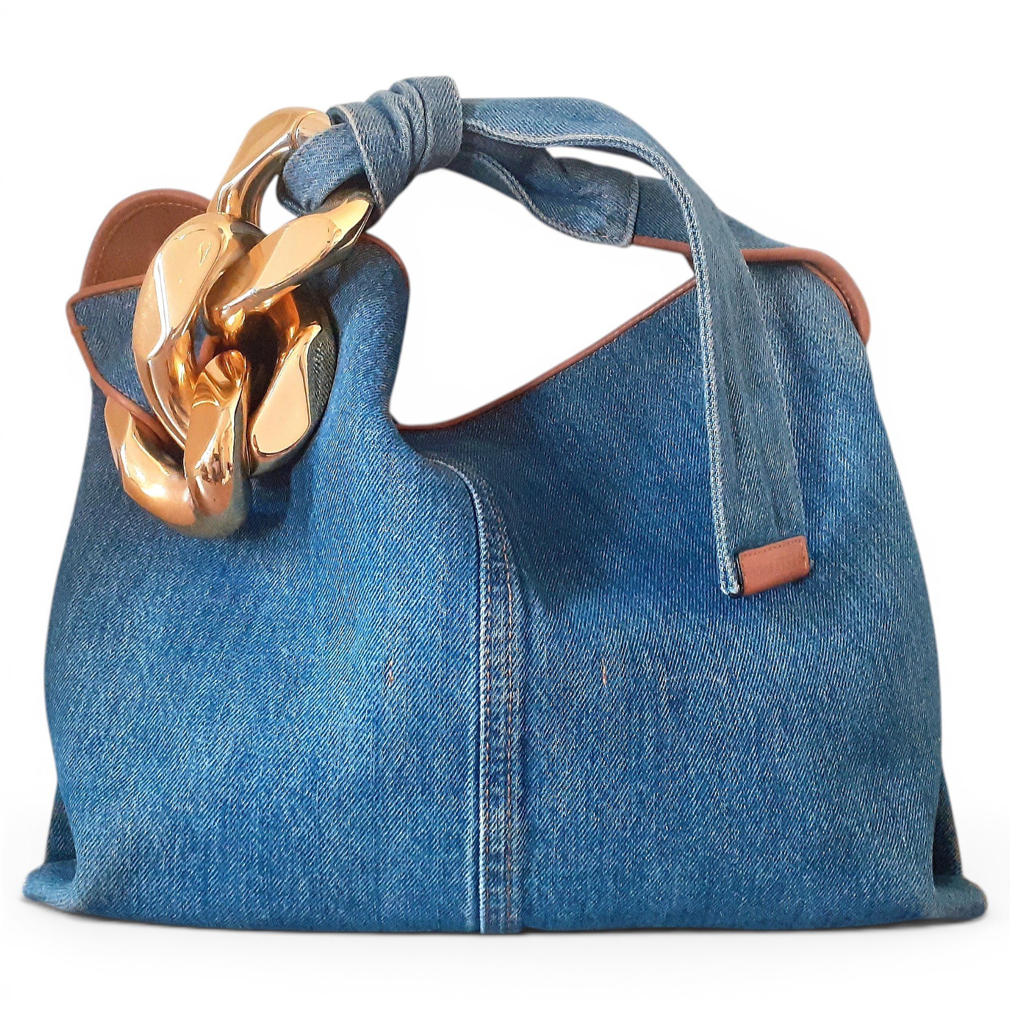 Chain cloth handbag