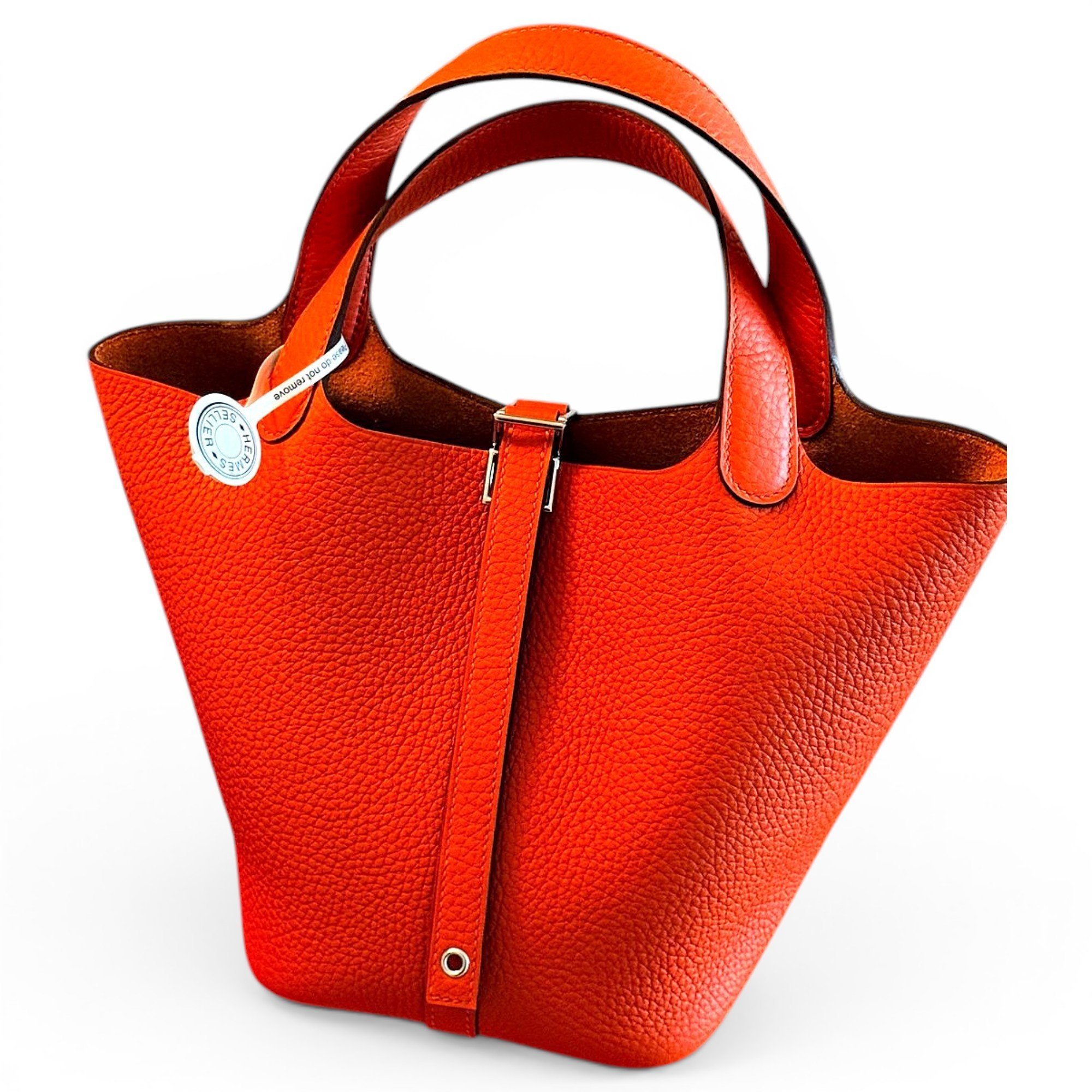 Hermes Picotin Handbag Orange