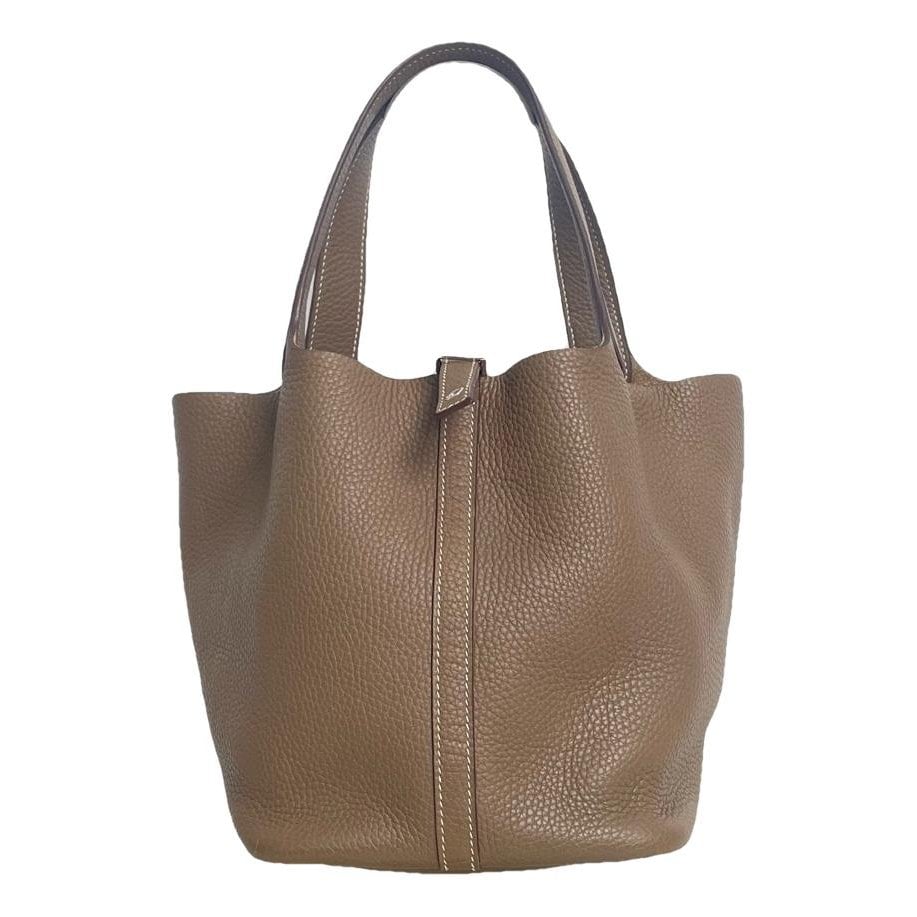 Picotin leather handbag