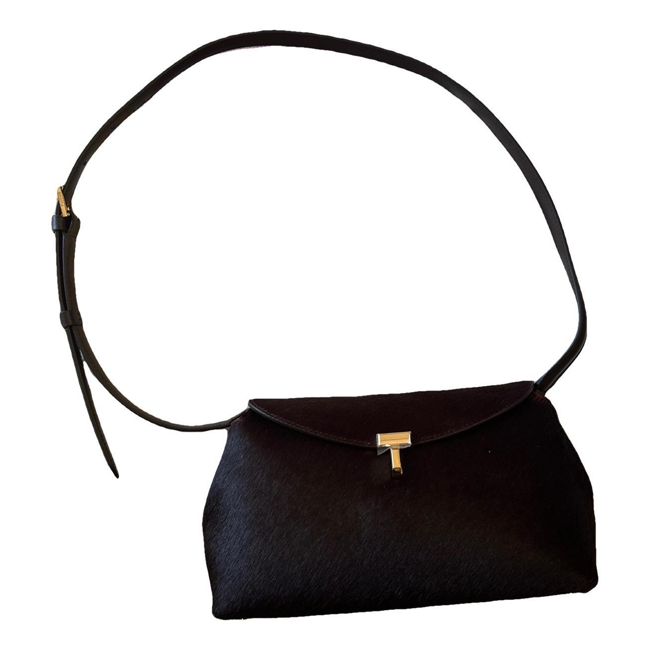 T-Lock leather handbag
