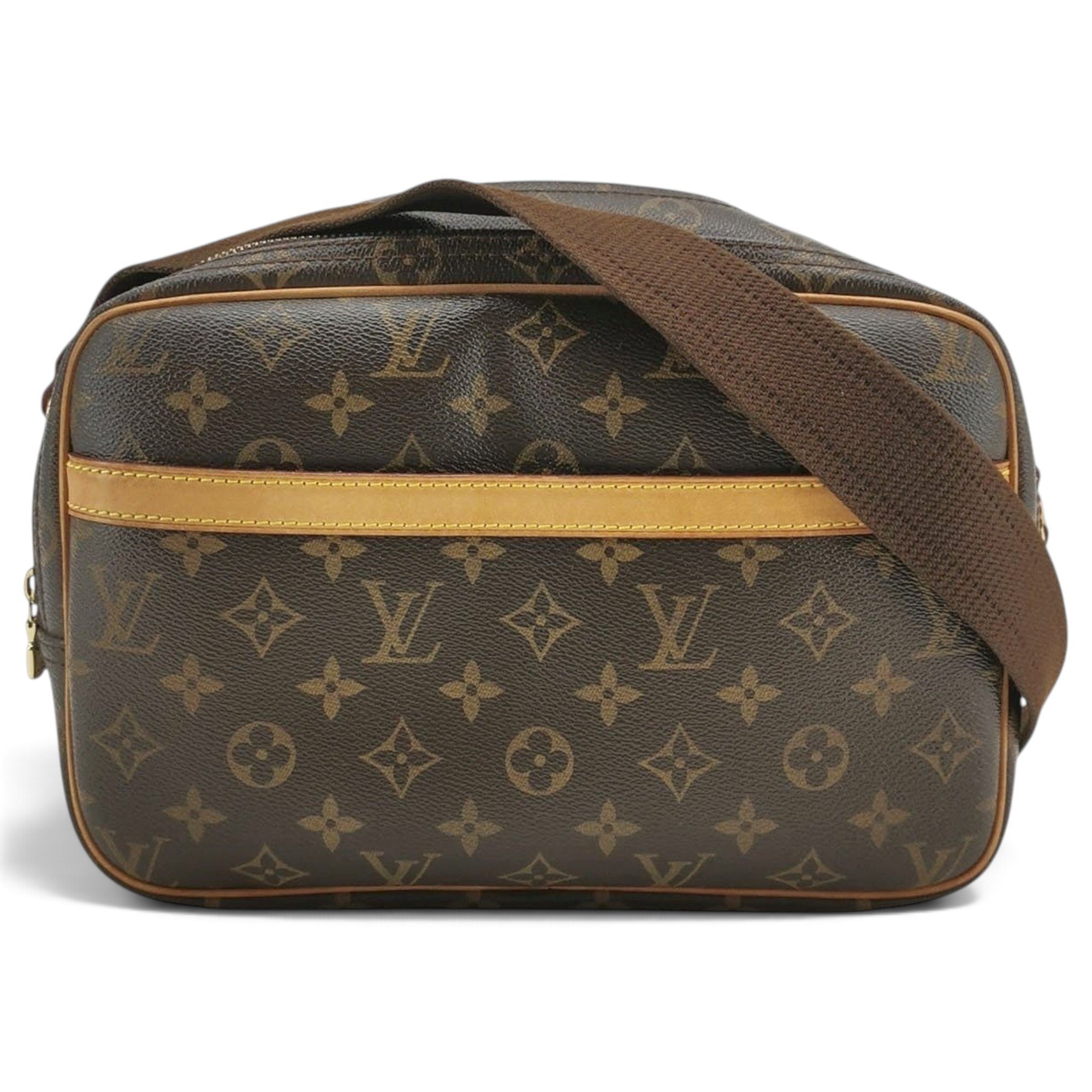 Reporter leather handbag