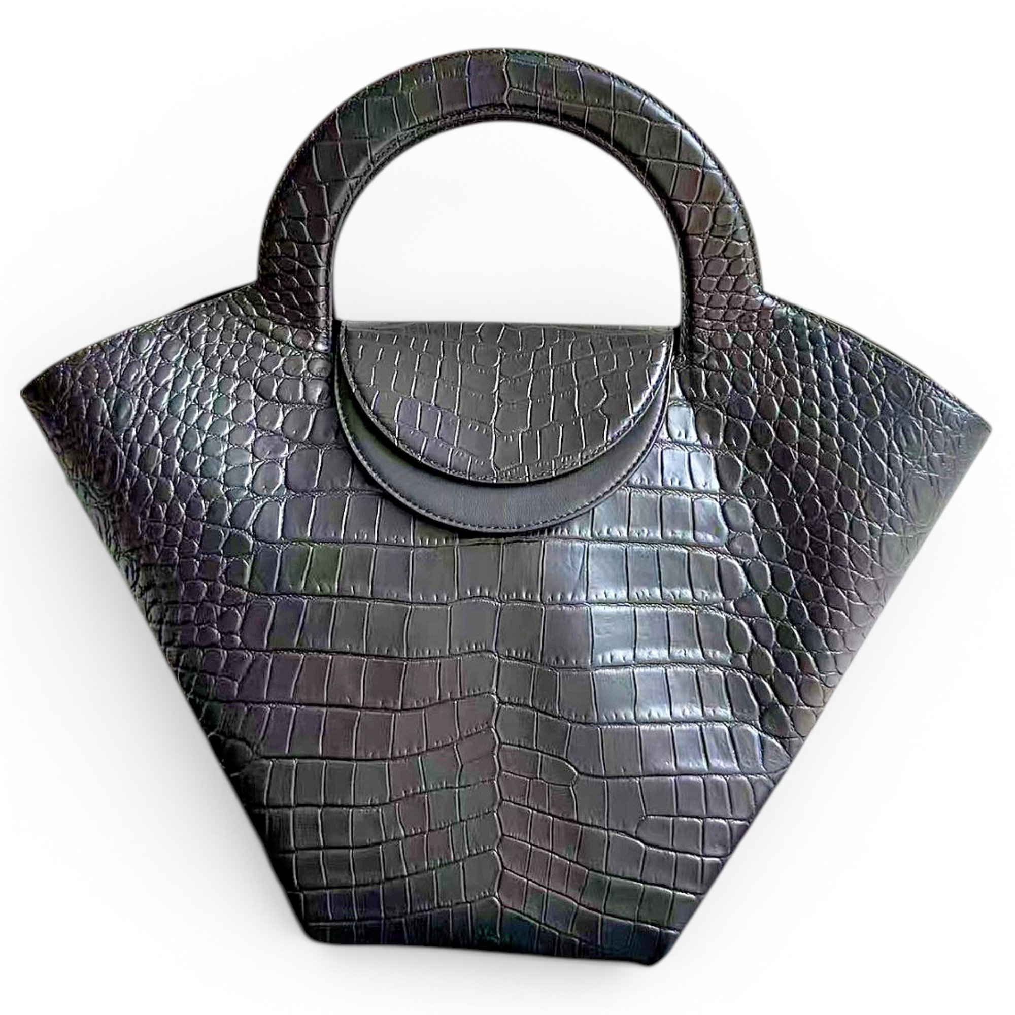 Leather tote