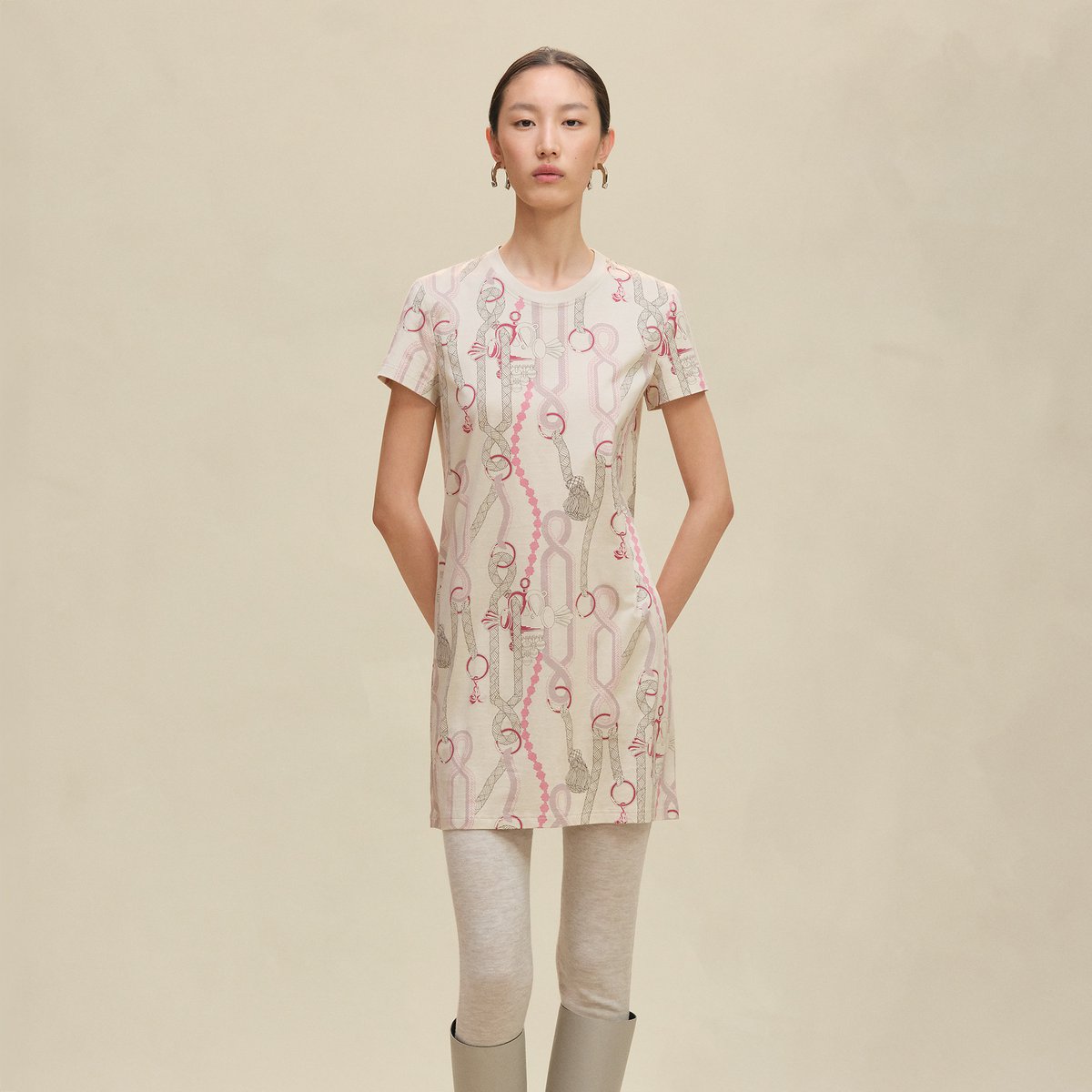 "Palefroi Remix" straight dress