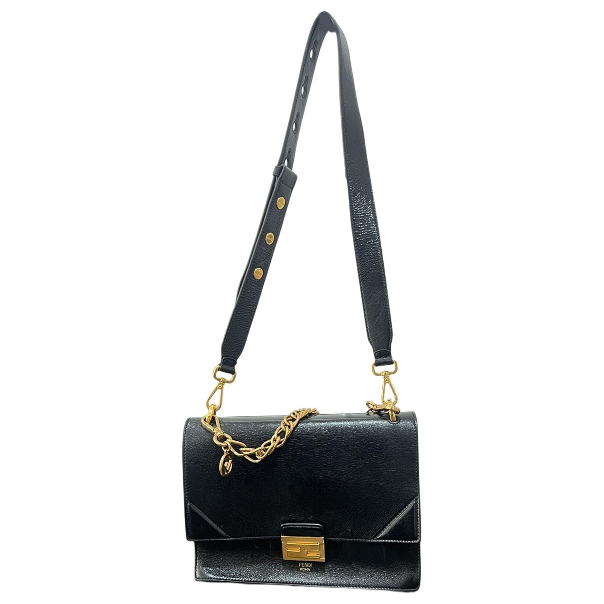 Kan U leather crossbody bag