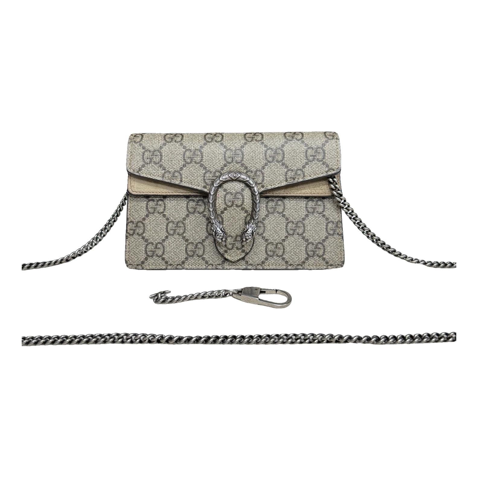 Dionysus Super Mini leather crossbody bag