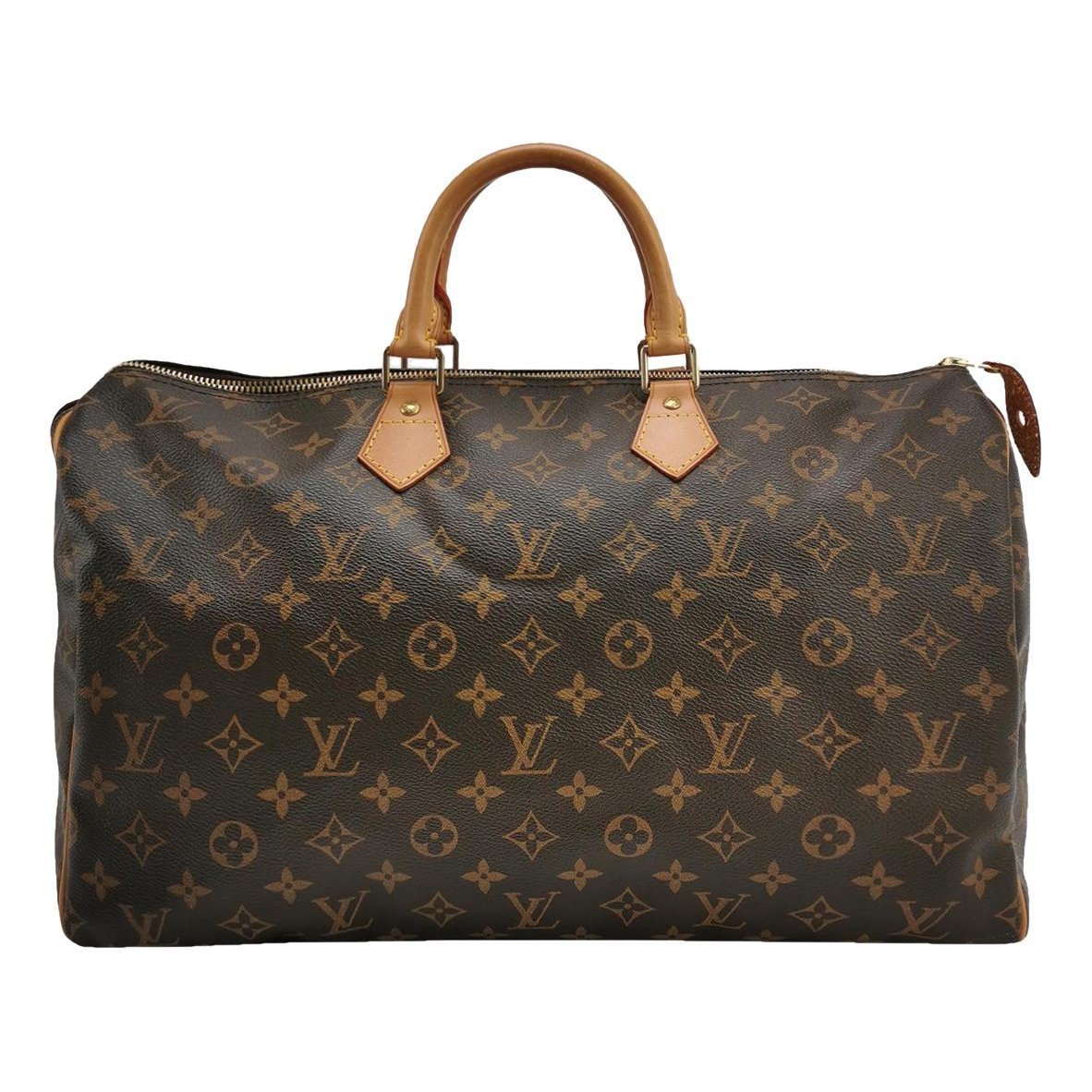 Speedy leather handbag