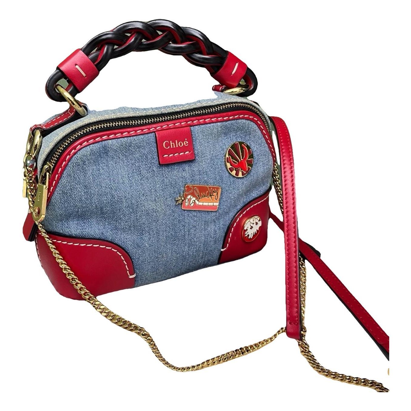 Leather handbag