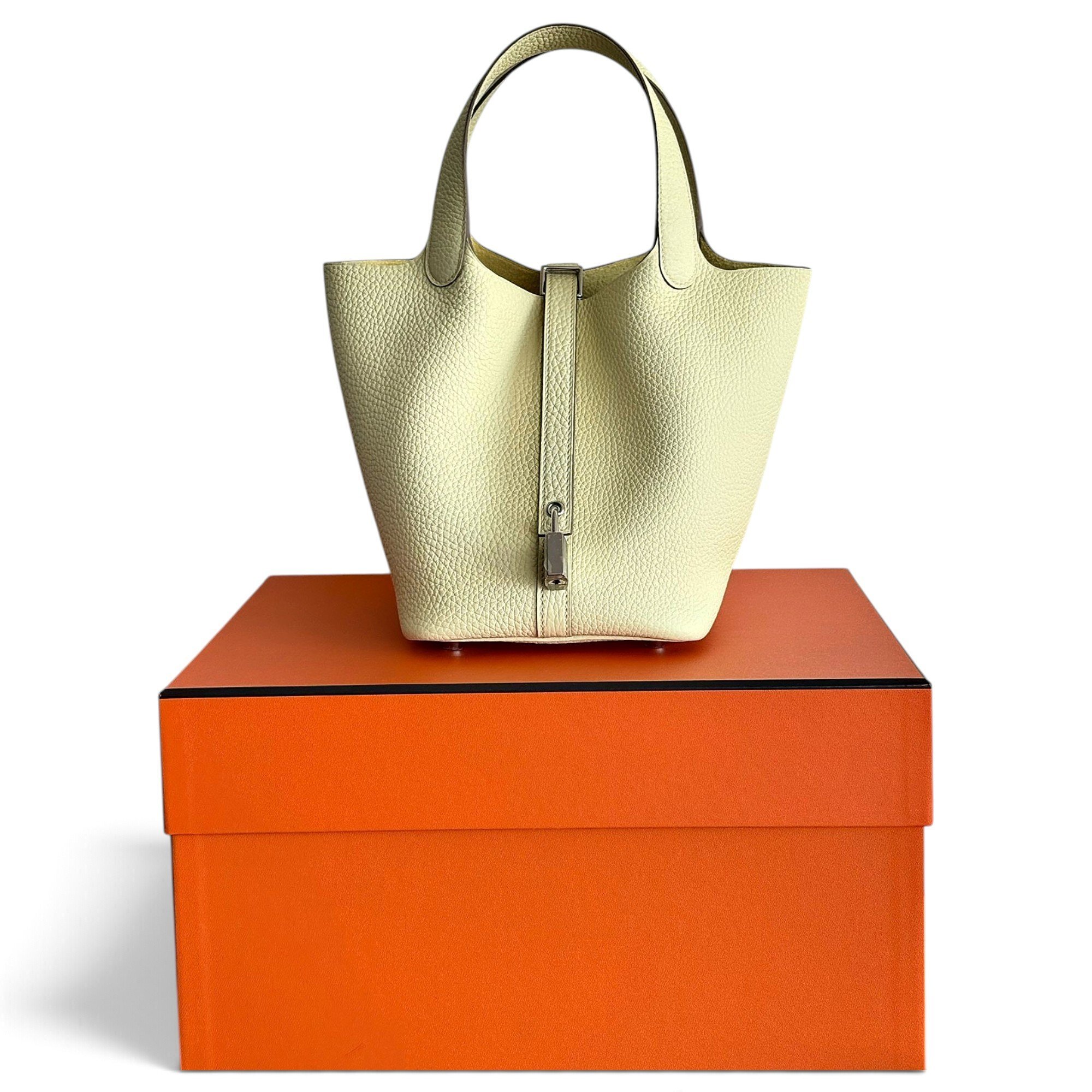 Picotin leather handbag