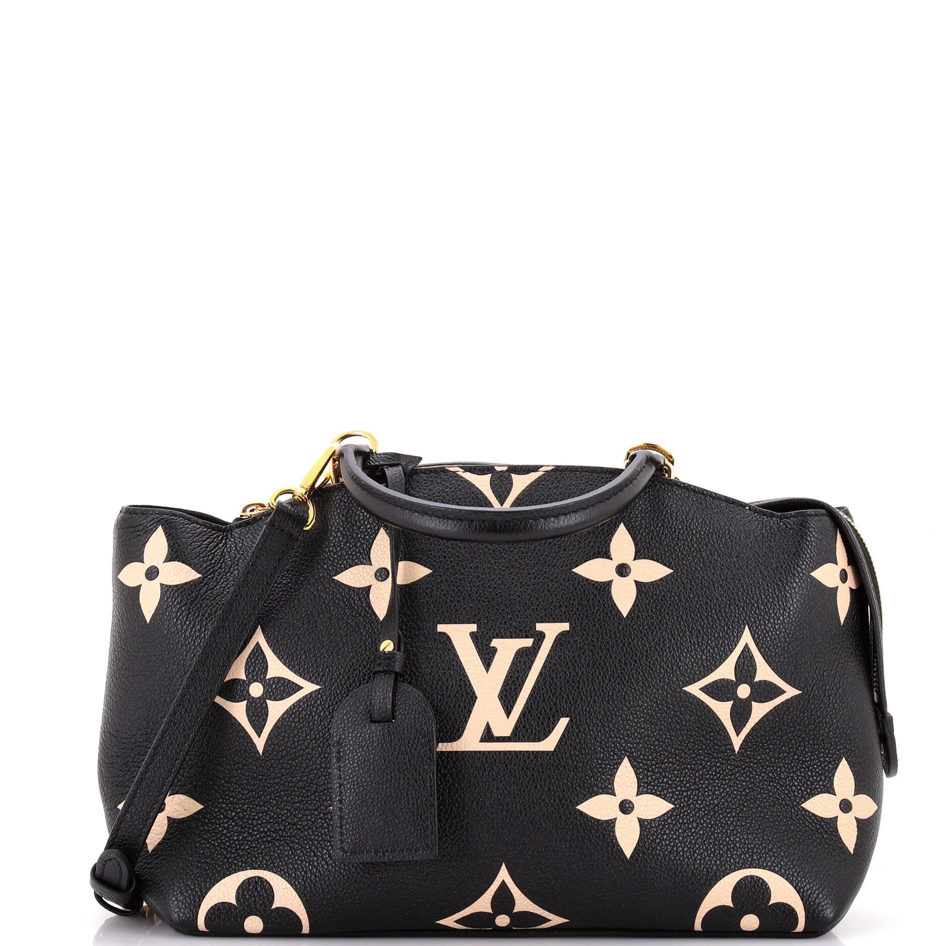 Louis Vuitton Petit Palais Handbag Bicolor Monogram Empreinte Giant