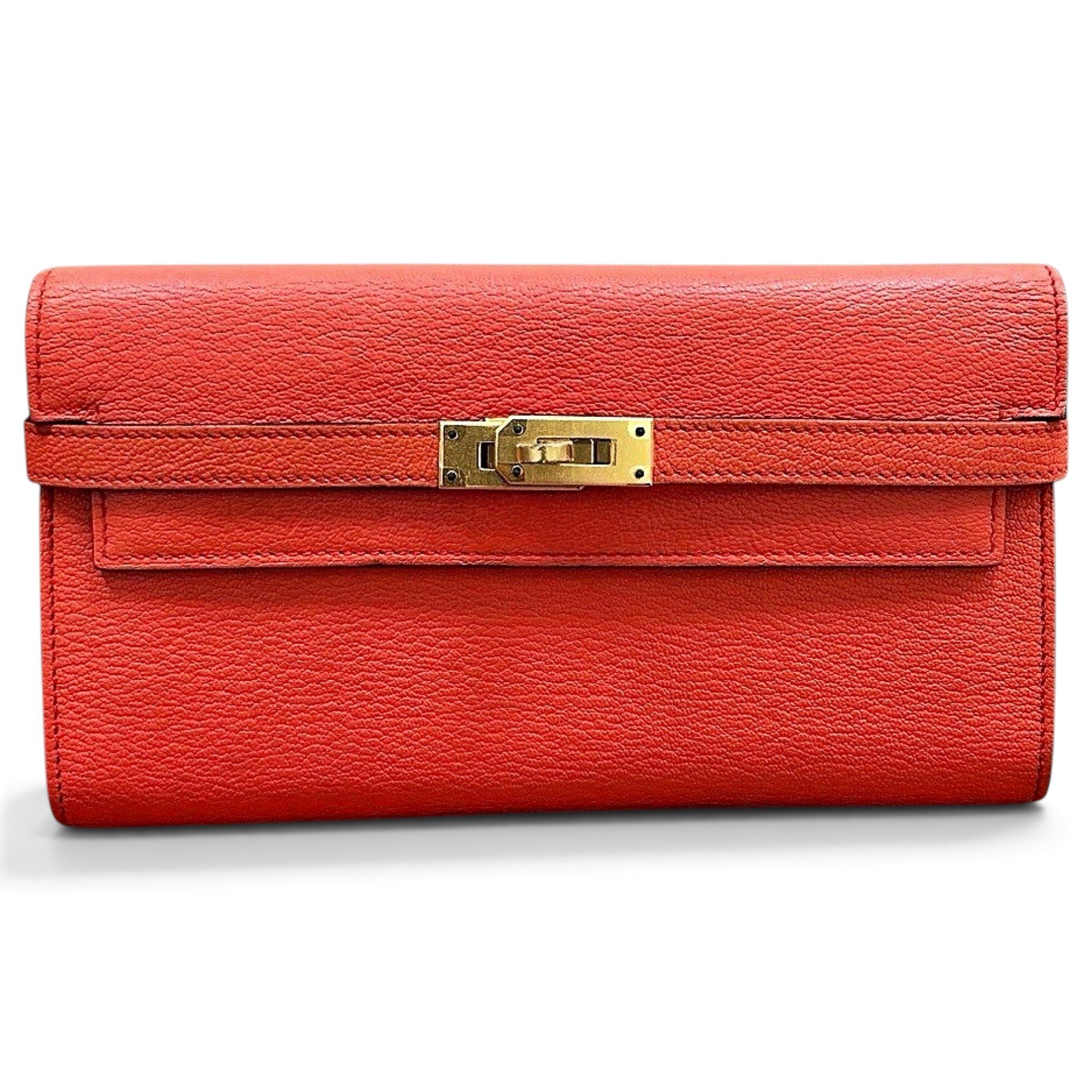 Kelly to go leather clutch bag
