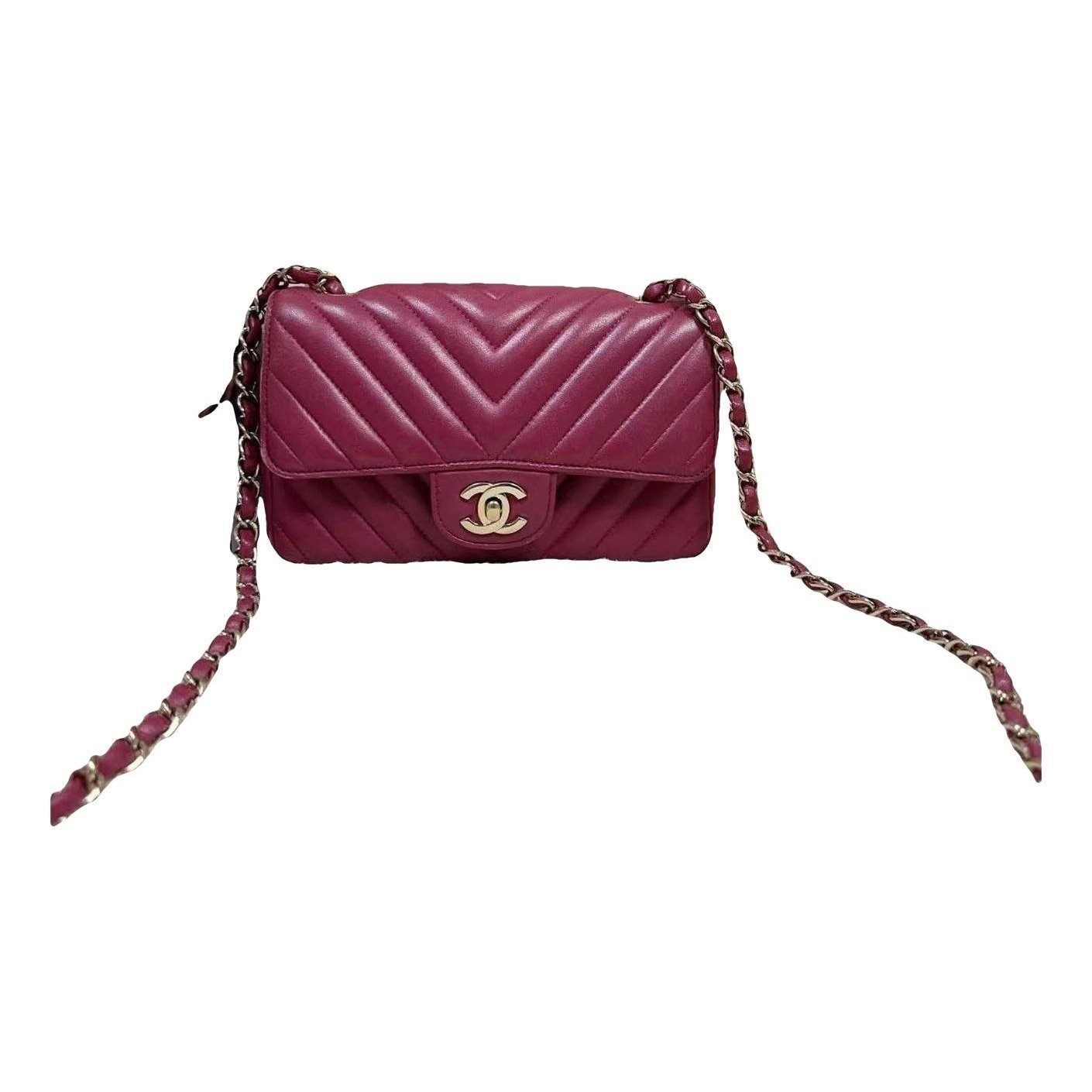 2.55 Phone leather handbag