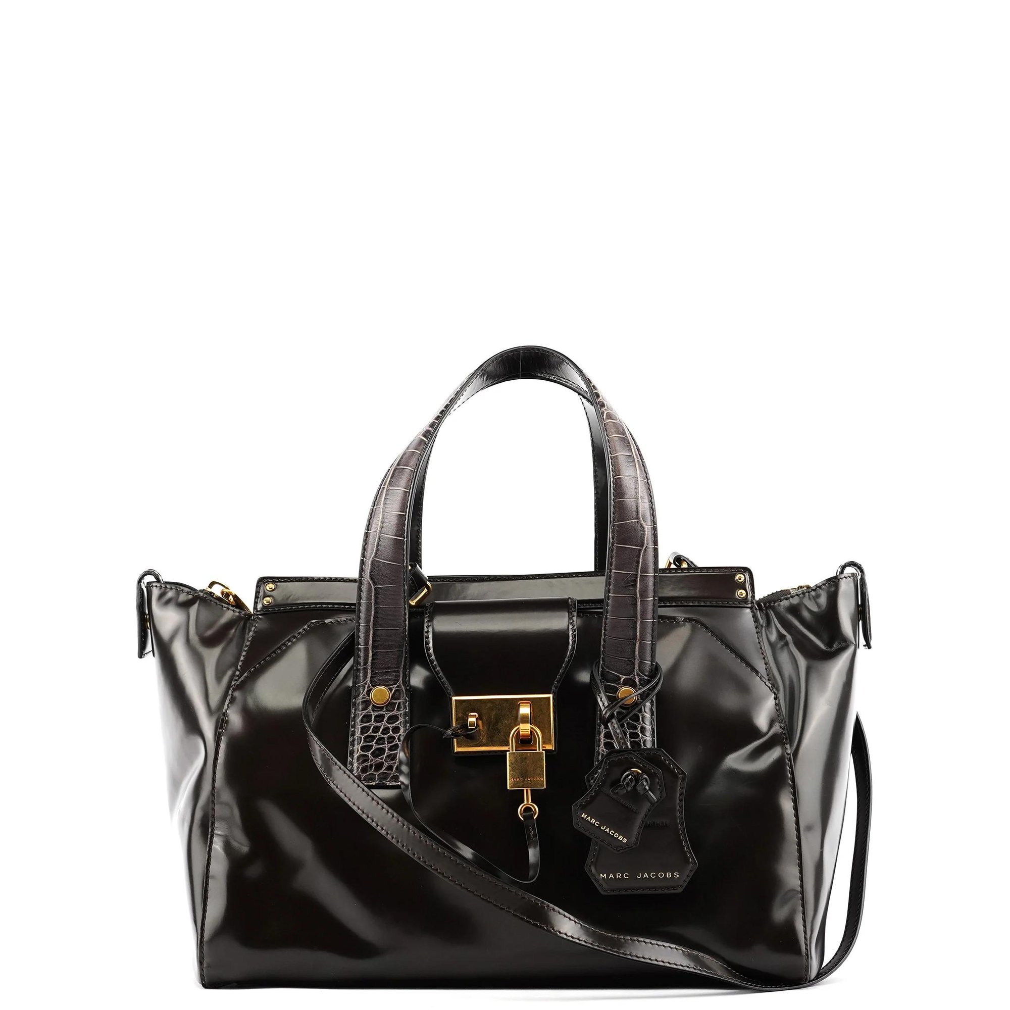 Marc Jacobs Stam patent leather crossbody bag
