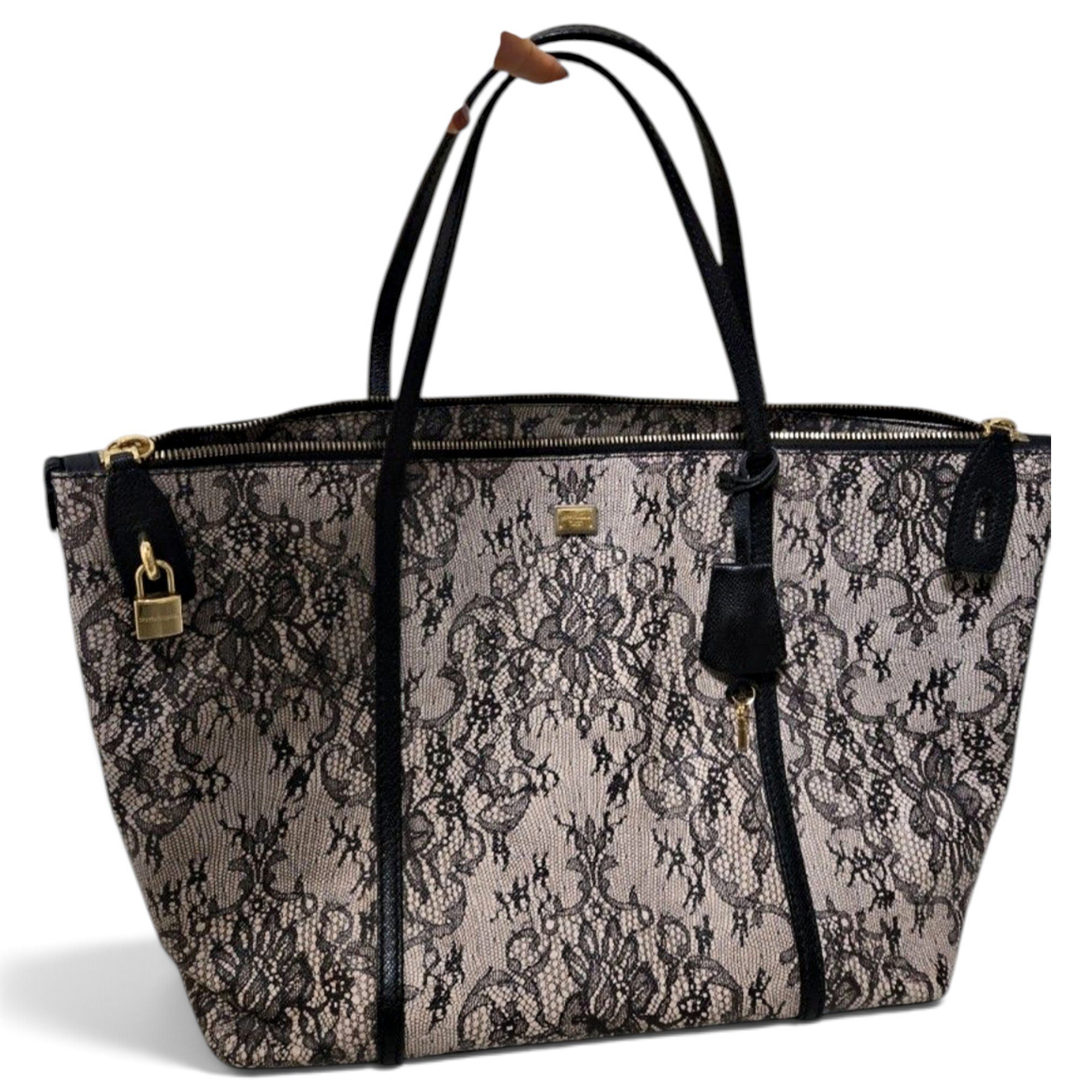 Leather tote
