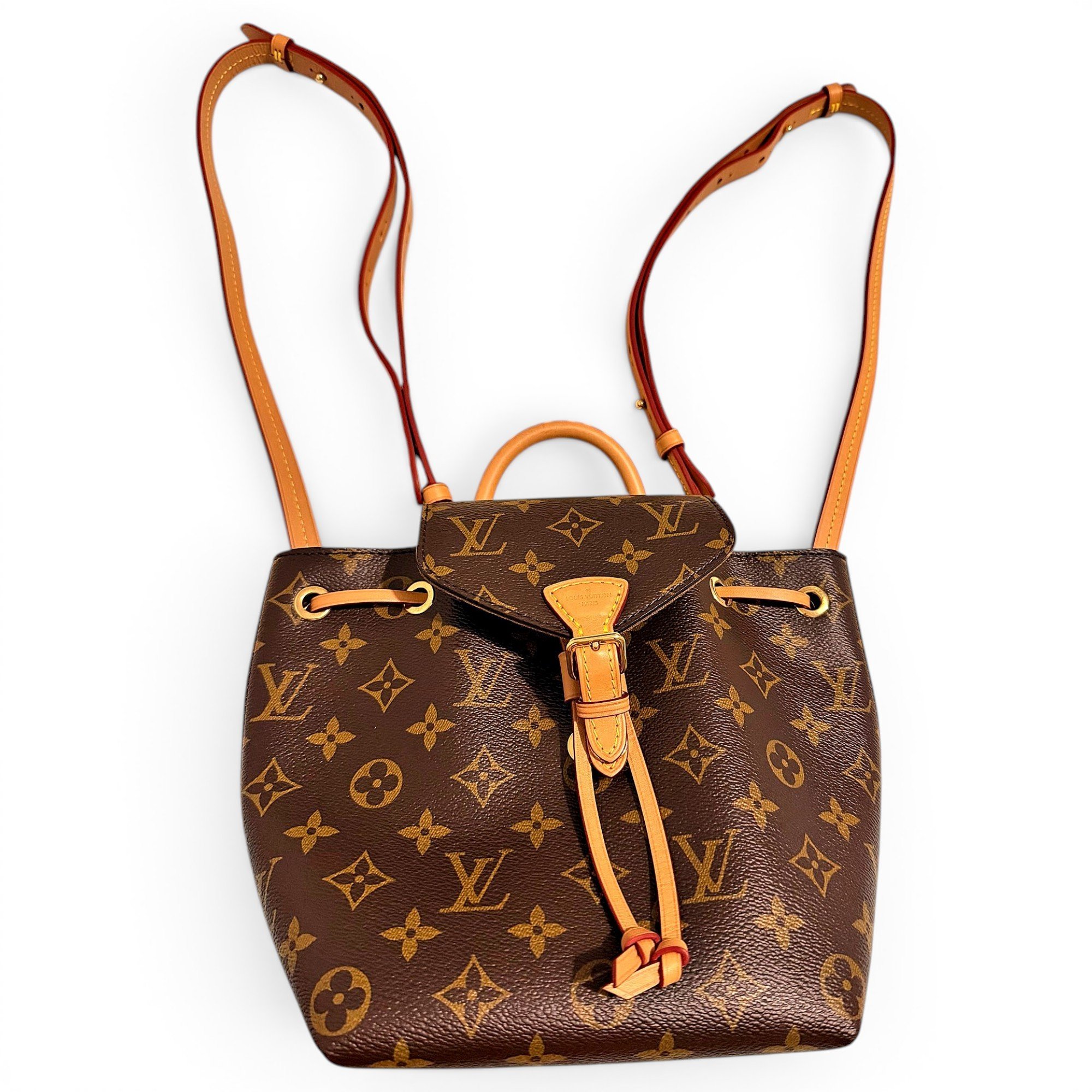 Leather backpack