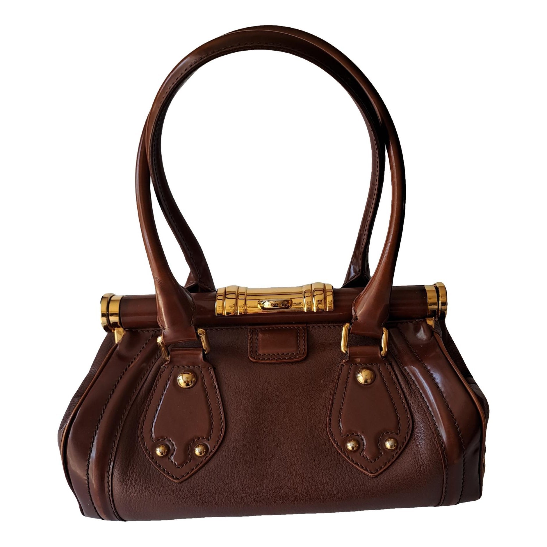Leather handbag