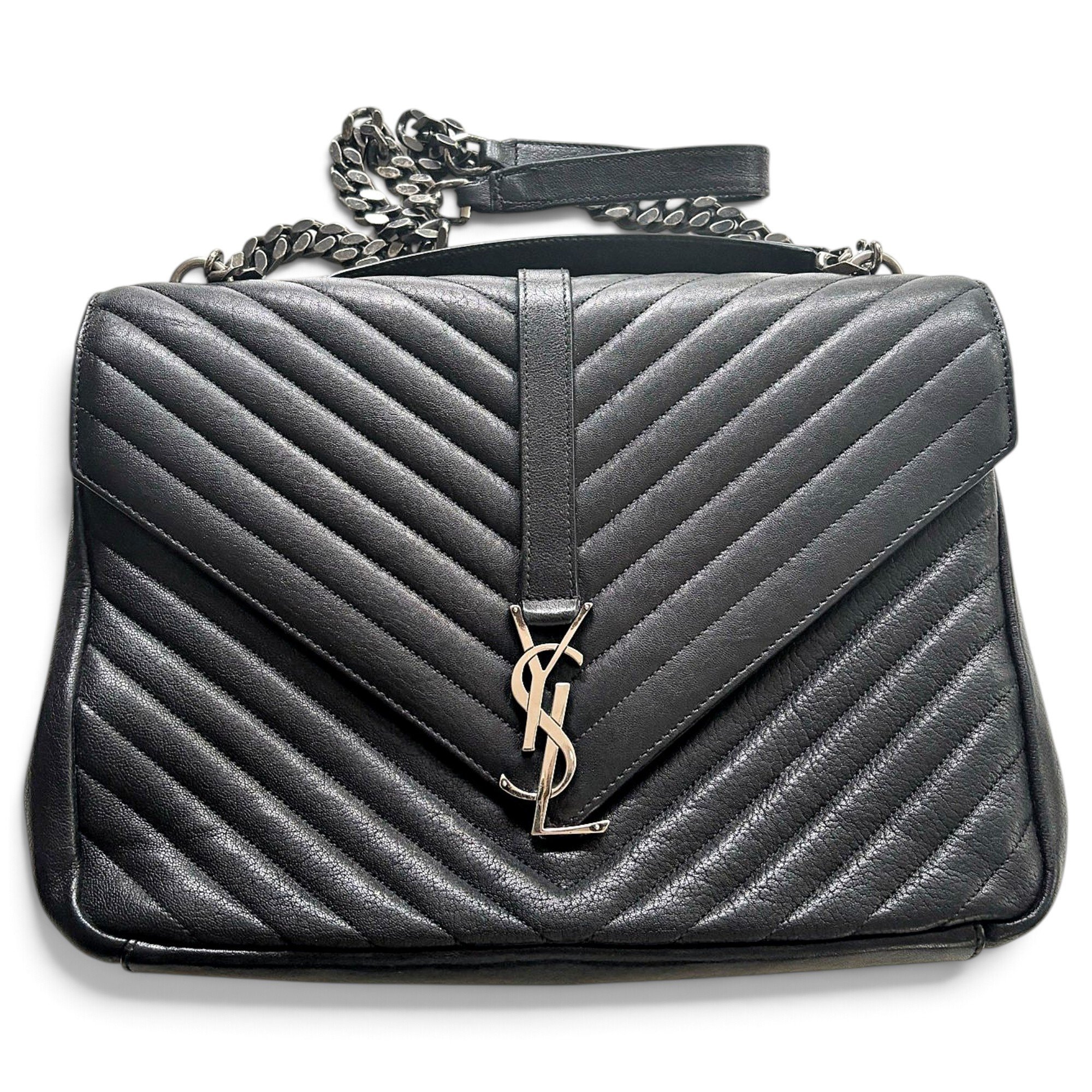 Saint Laurent Collége monogramme leather handbag