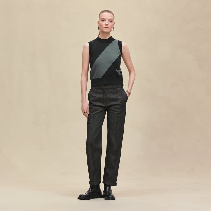 Gris Carbone Straight Leg Pants