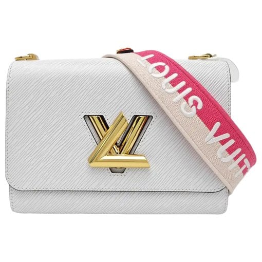 Twist leather handbag