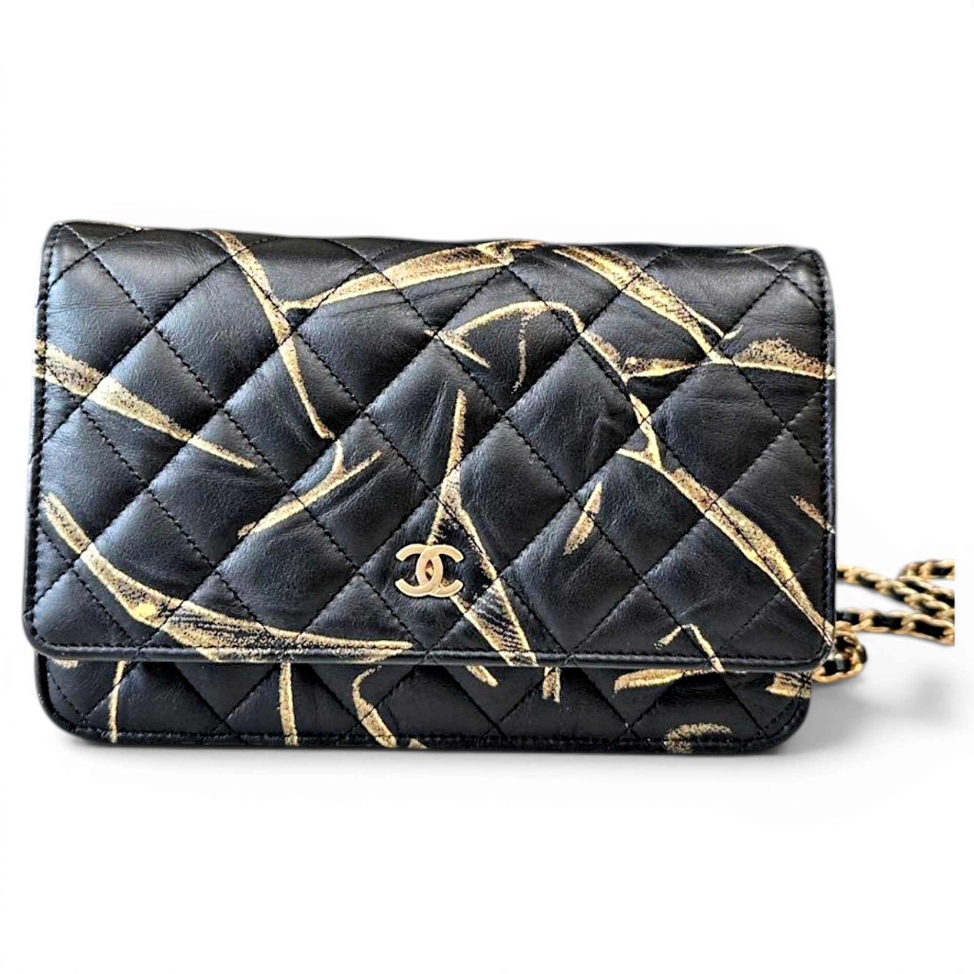 Wallet On Chain Timeless/Classique leather crossbody bag