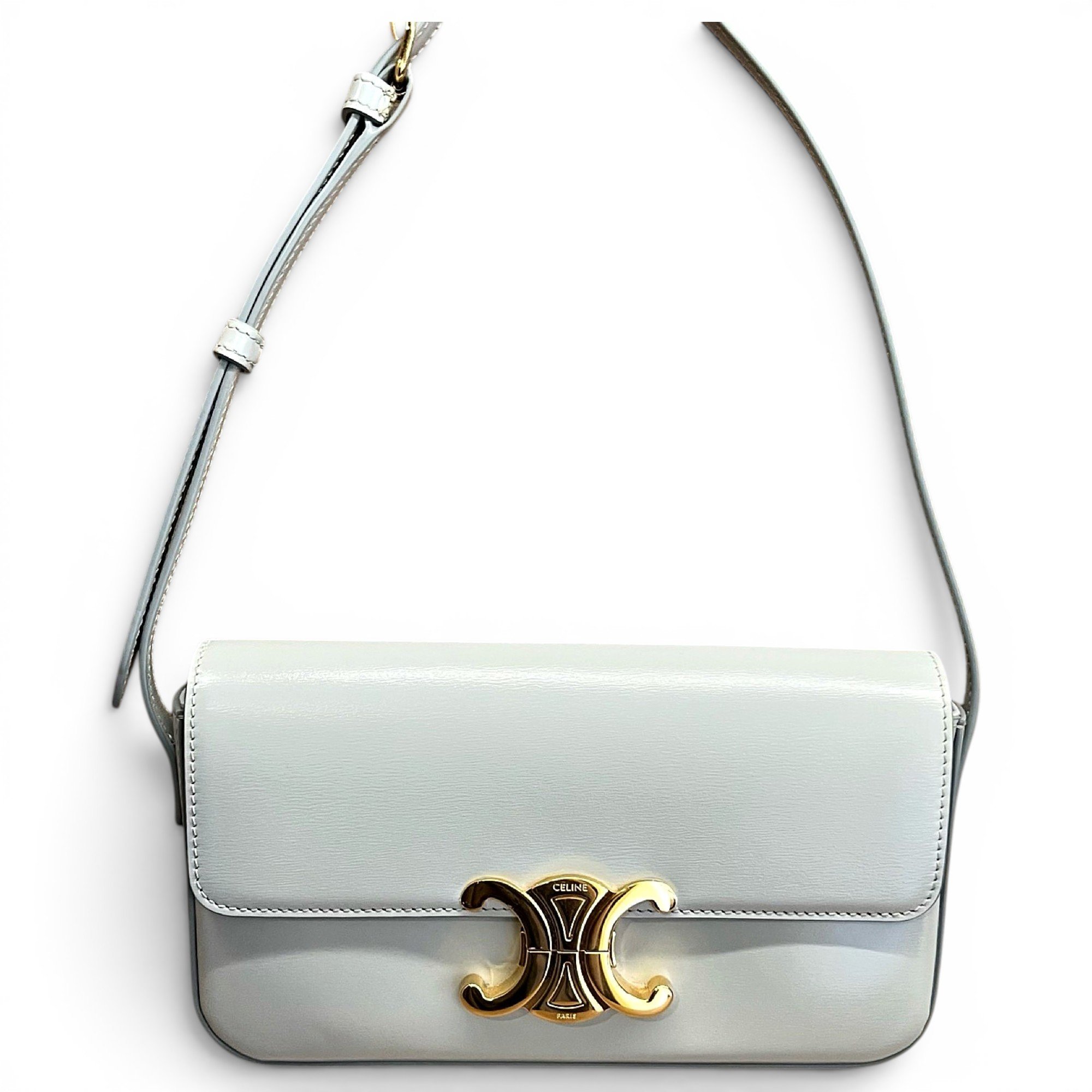Triomphe leather handbag