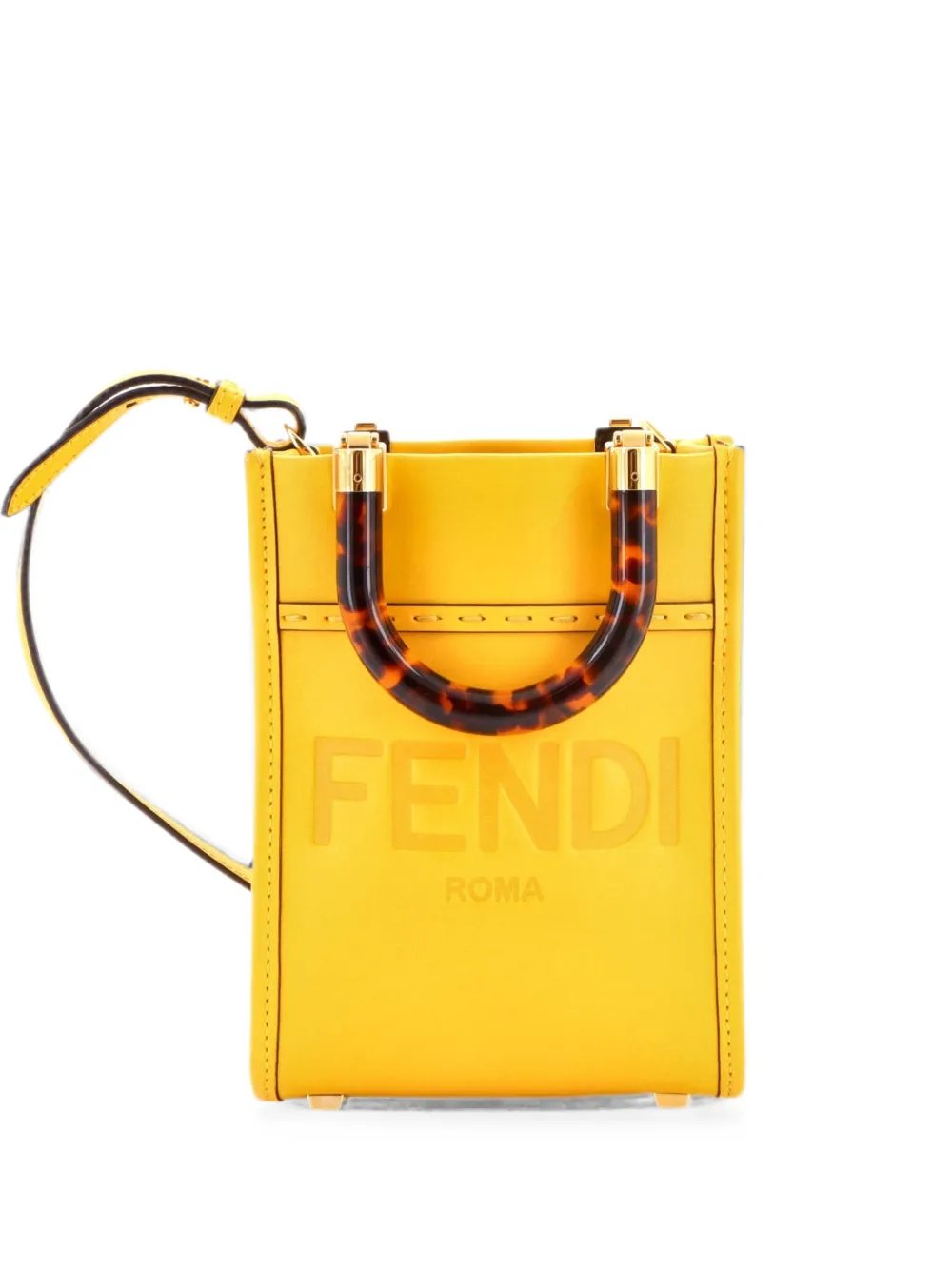 Sunshine Shopper Tote Leather Mini crossbody bag
