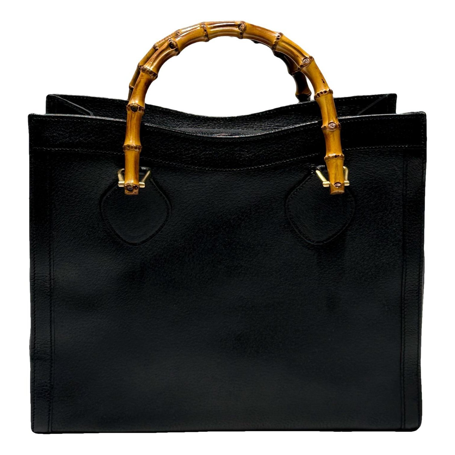 Bamboo leather handbag