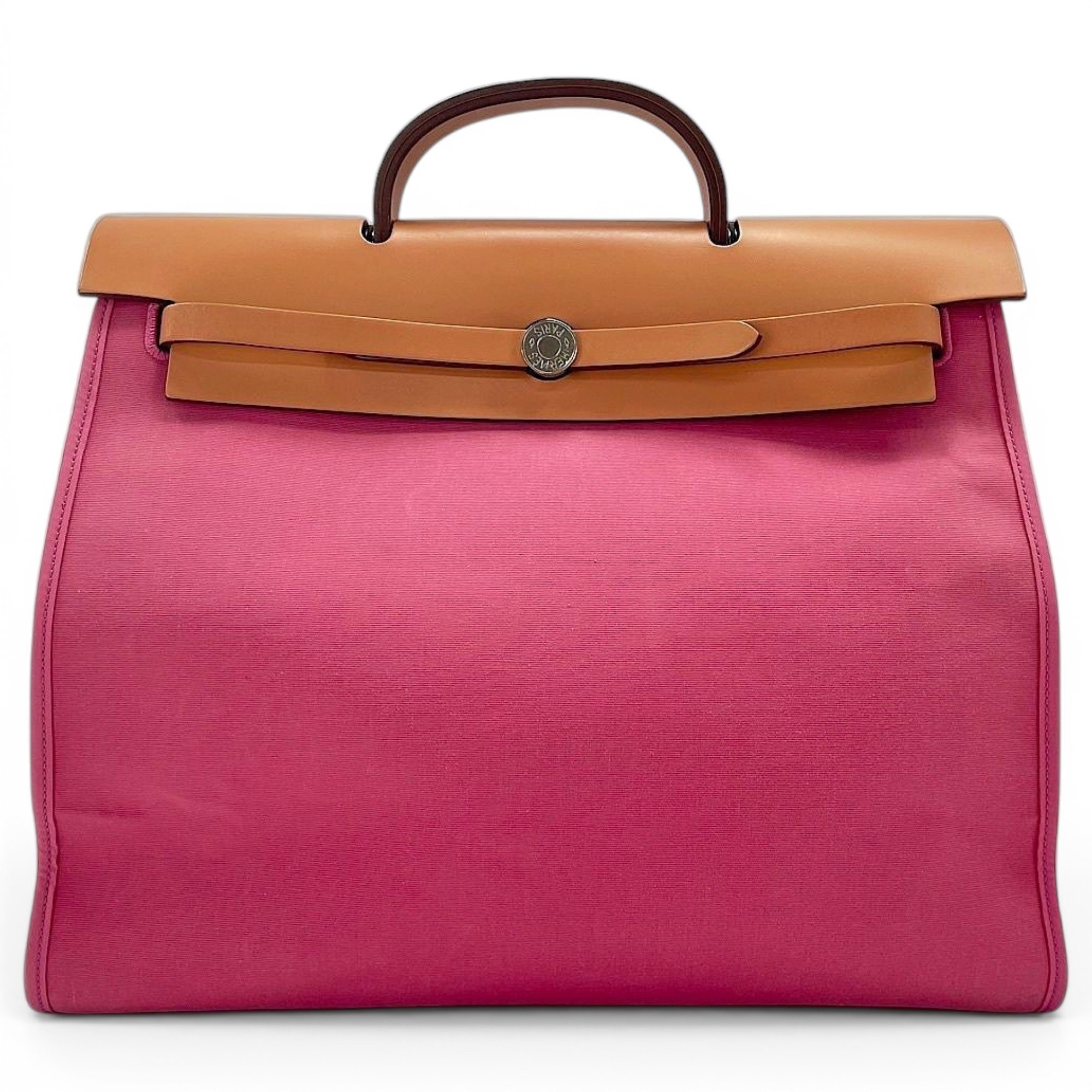 Hermes Herbag Handbag Pink