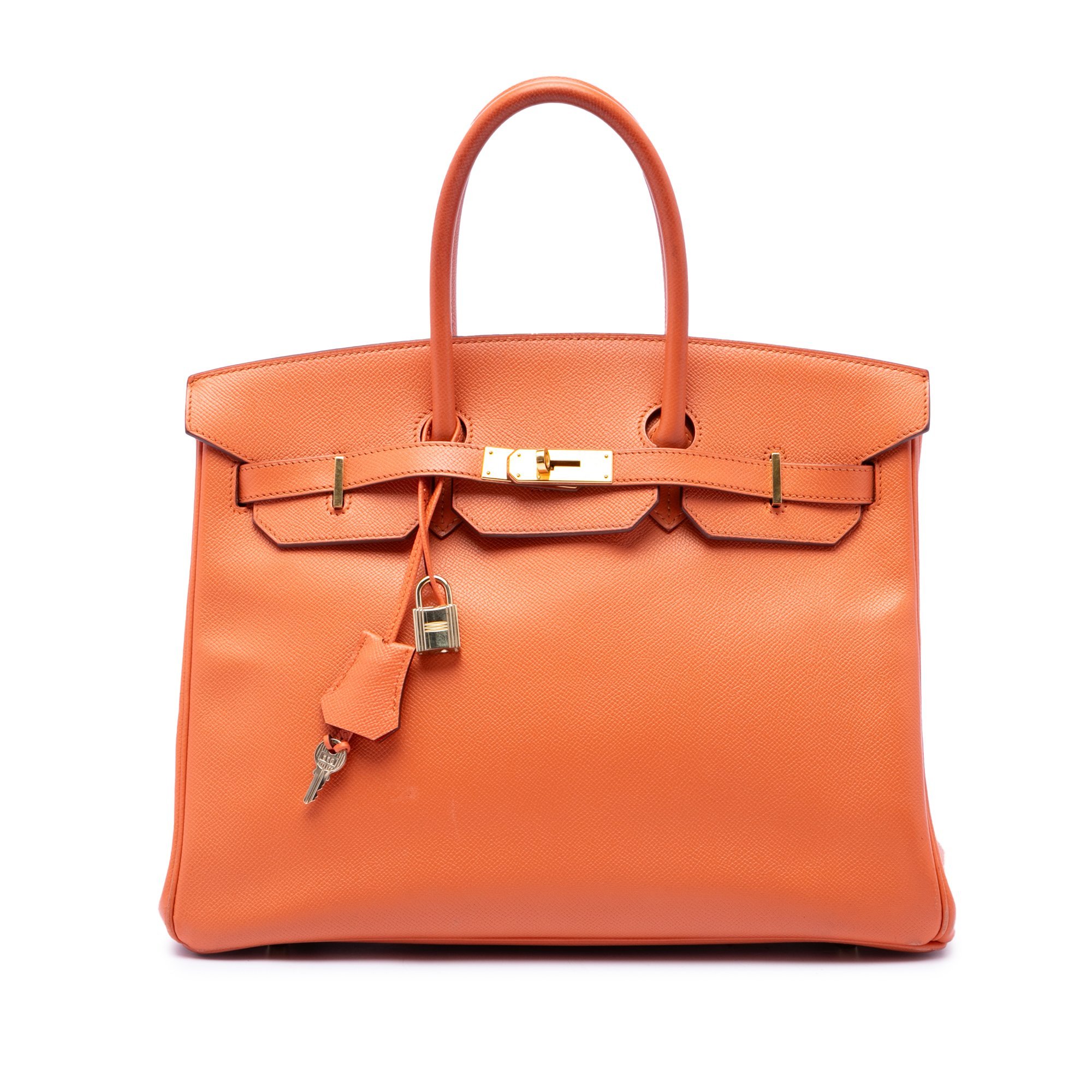 Birkin 35 leather handbag