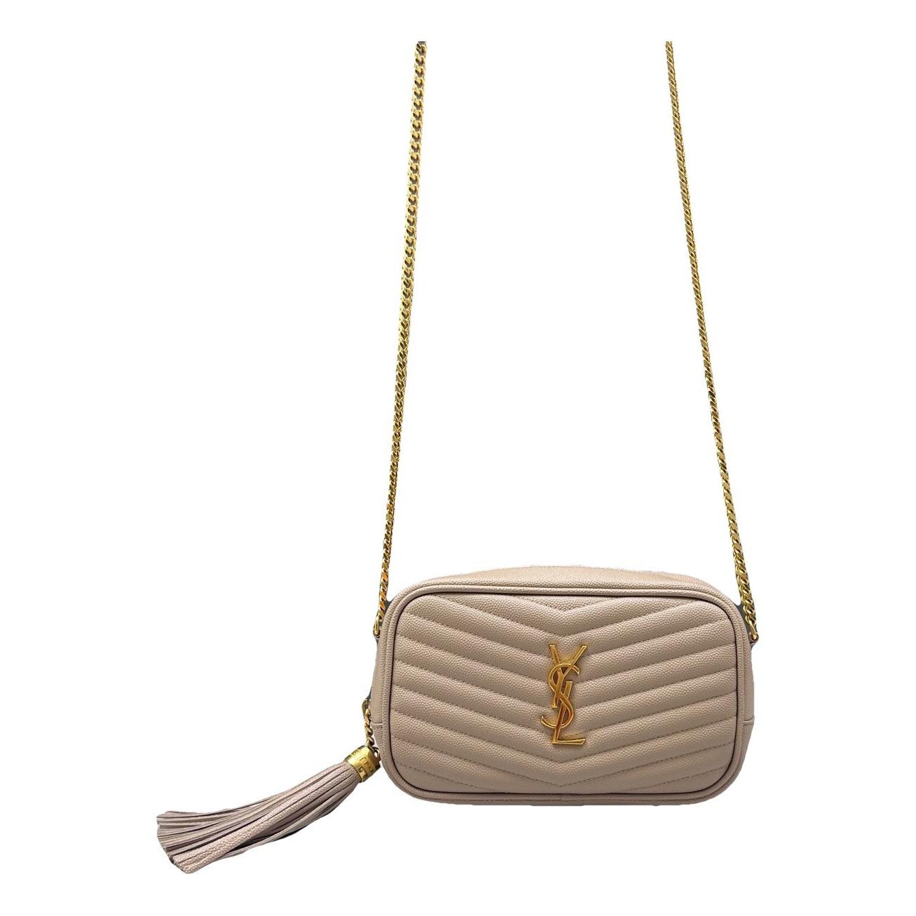 Camera Lou leather crossbody bag