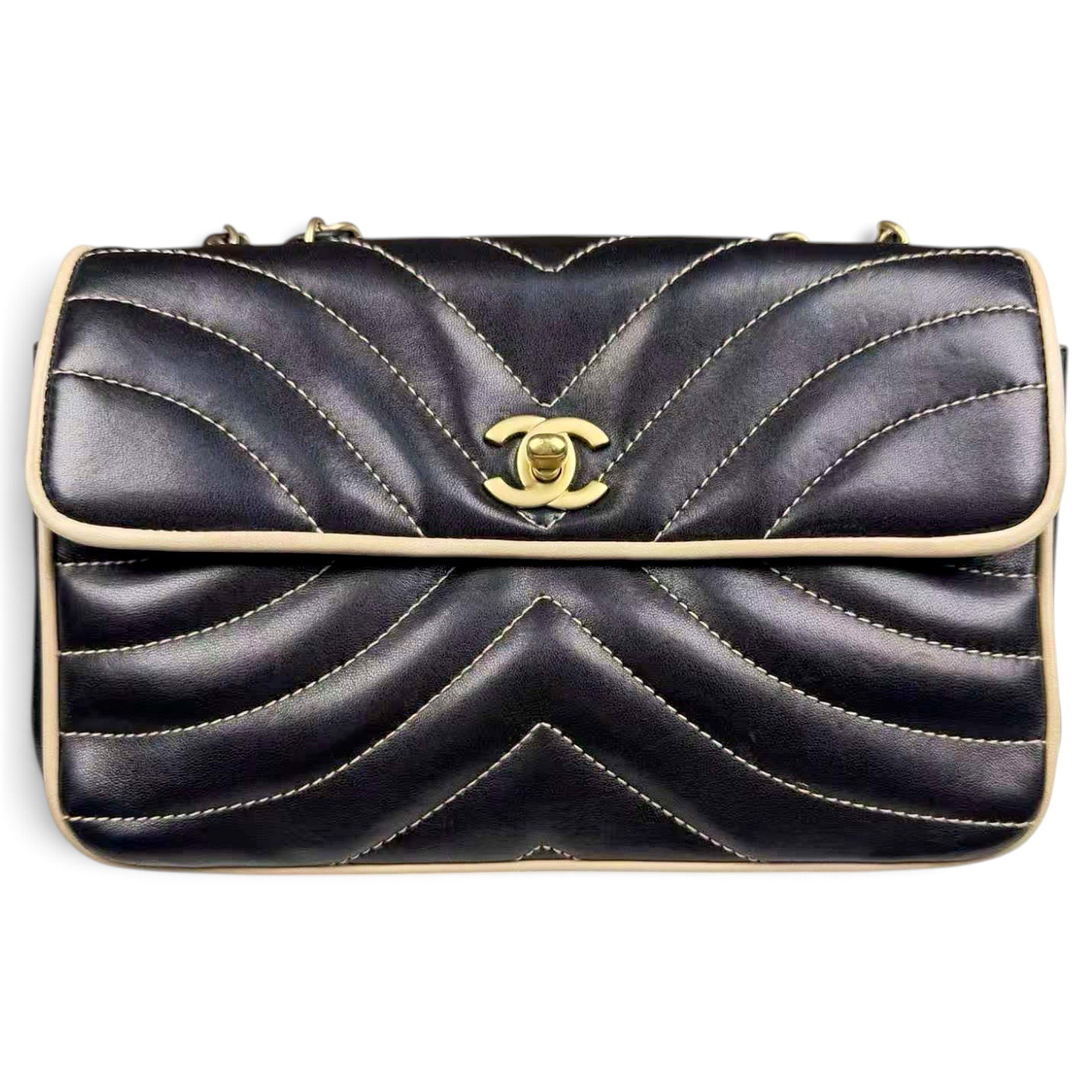 Leather handbag