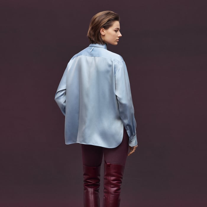 Bleu Quartz Equestrian Shirt