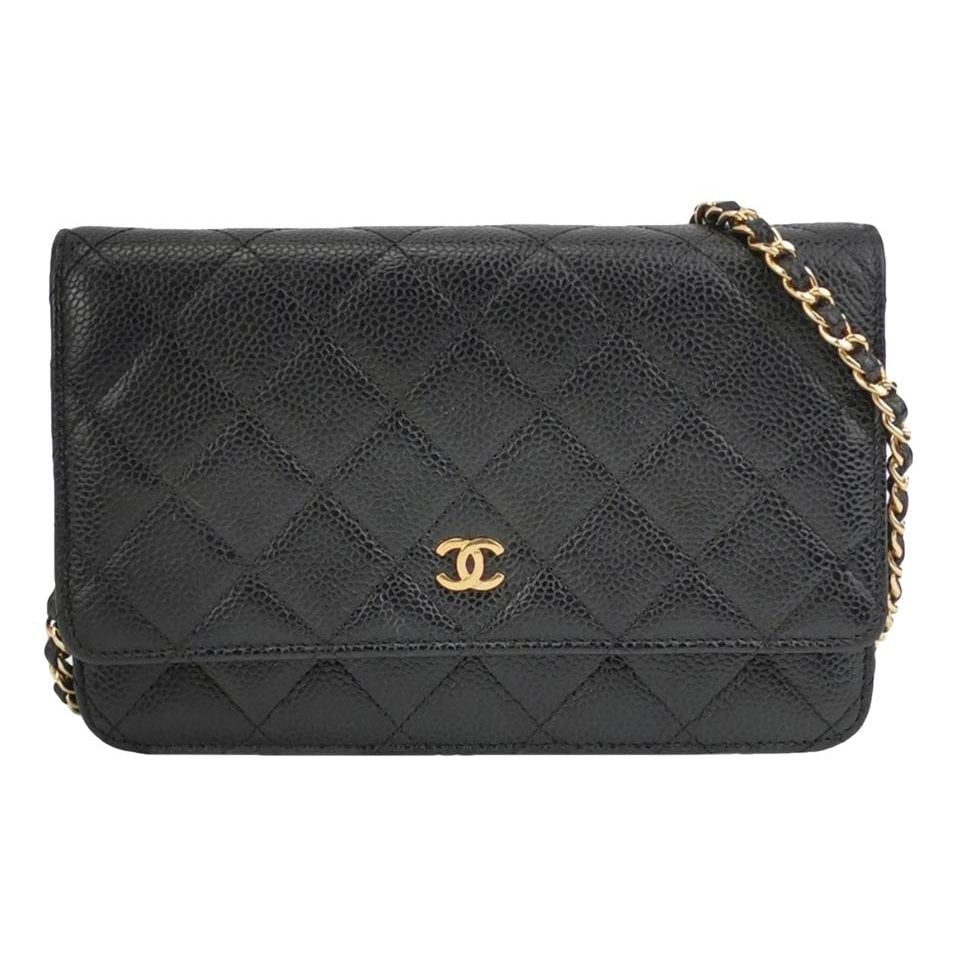 Wallet On Chain Timeless/Classique leather crossbody bag