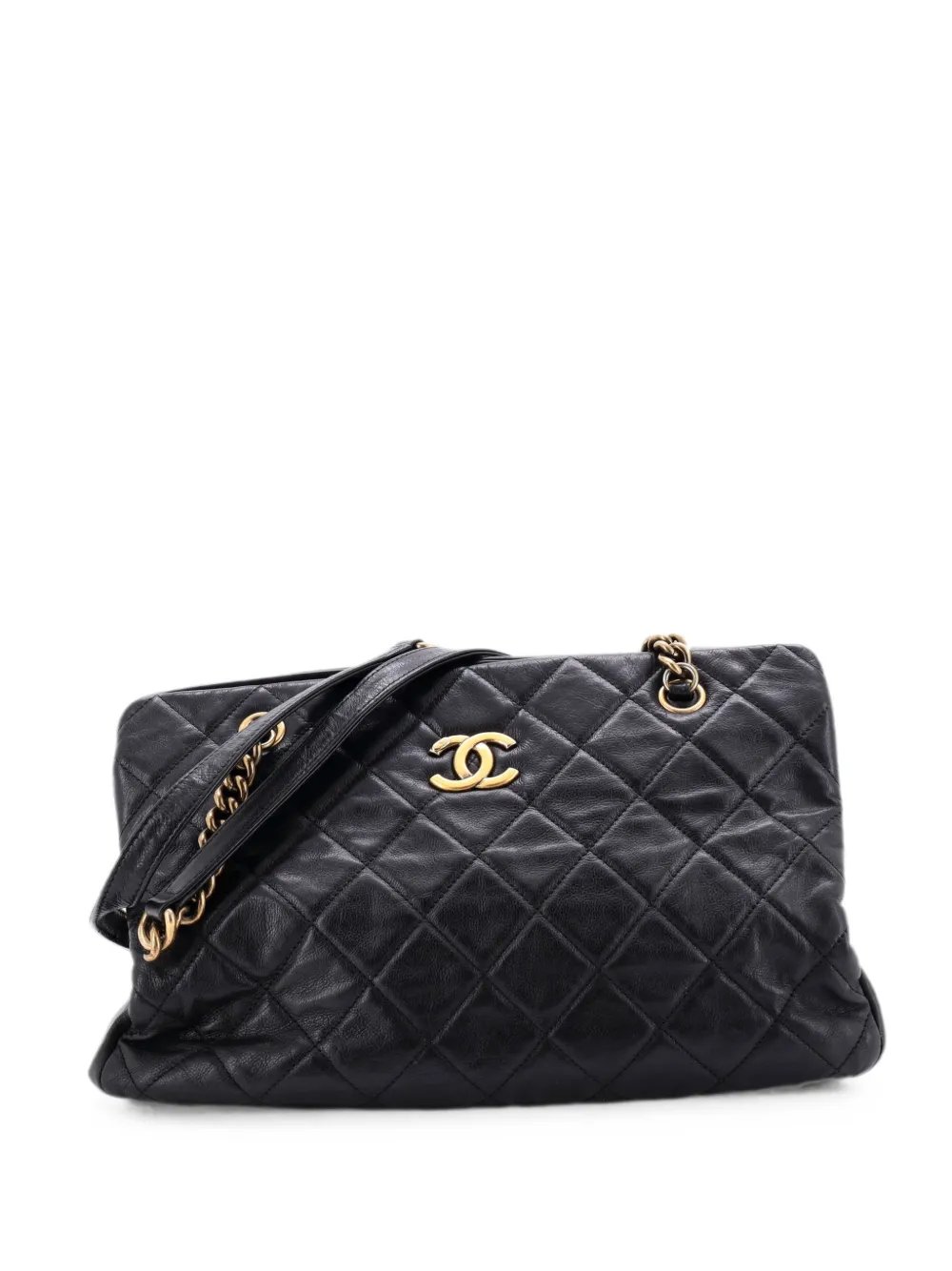 Perfect Edge Quilted Leather Small tote bag