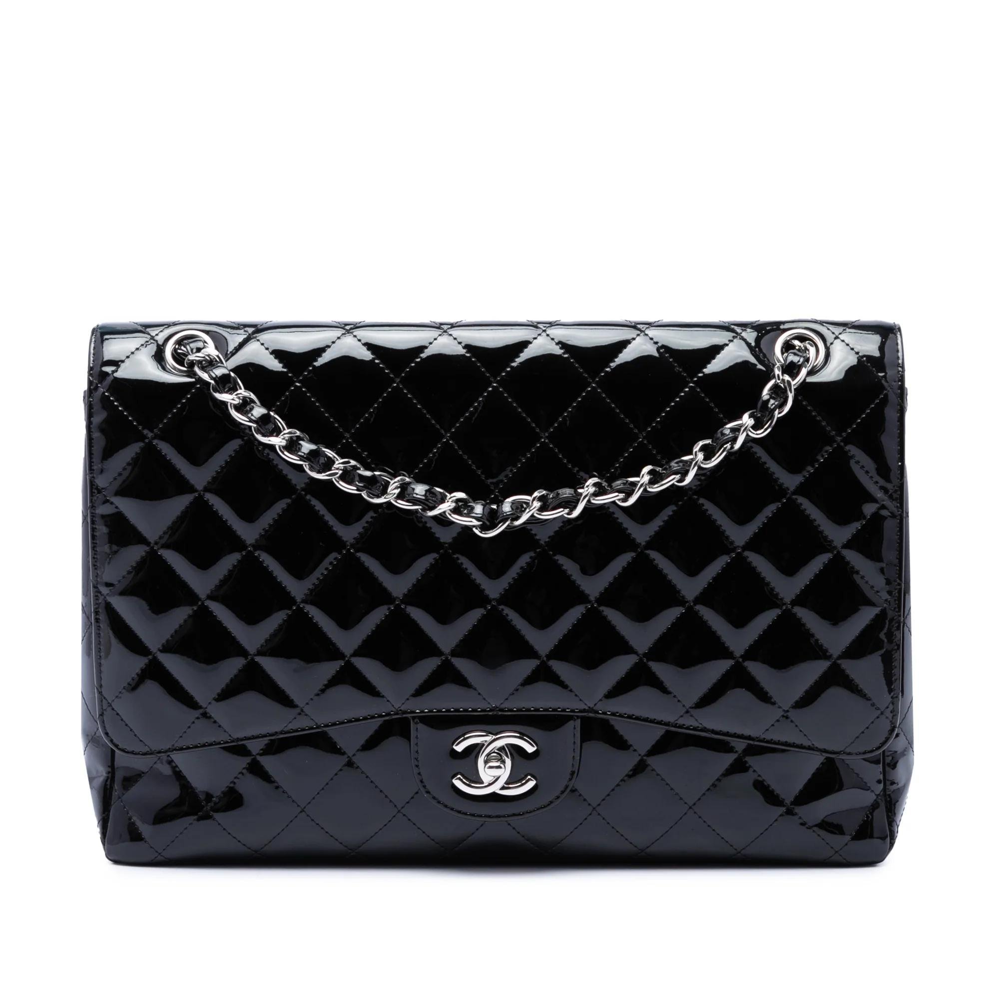 Timeless/Classique patent leather handbag