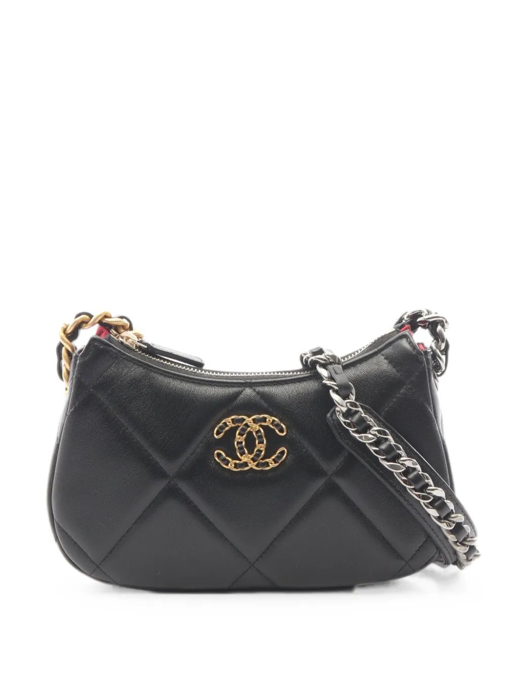 2021 Chanel 19 matelassé shoulder bag