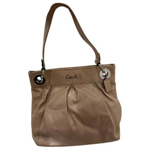 Patent leather handbag