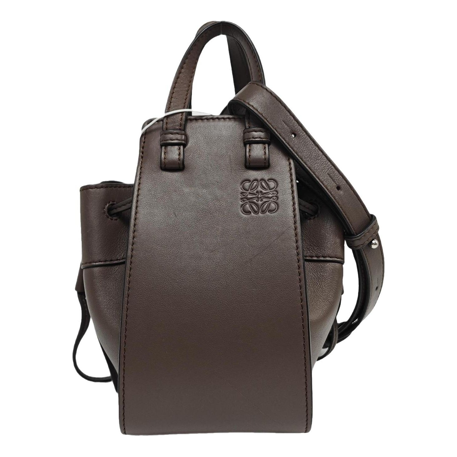 Hammock leather handbag