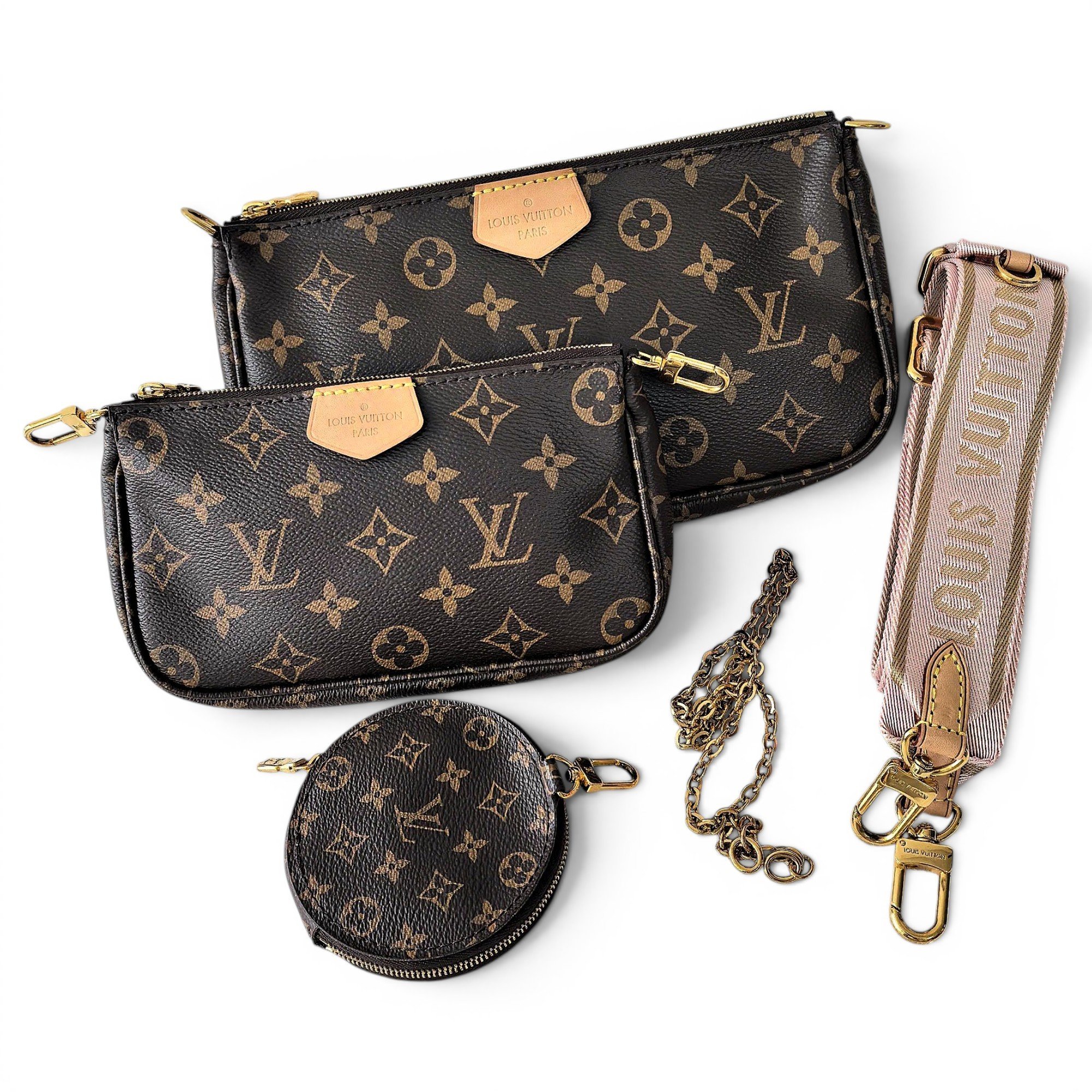 Multi Pochette Accessoires leather crossbody bag