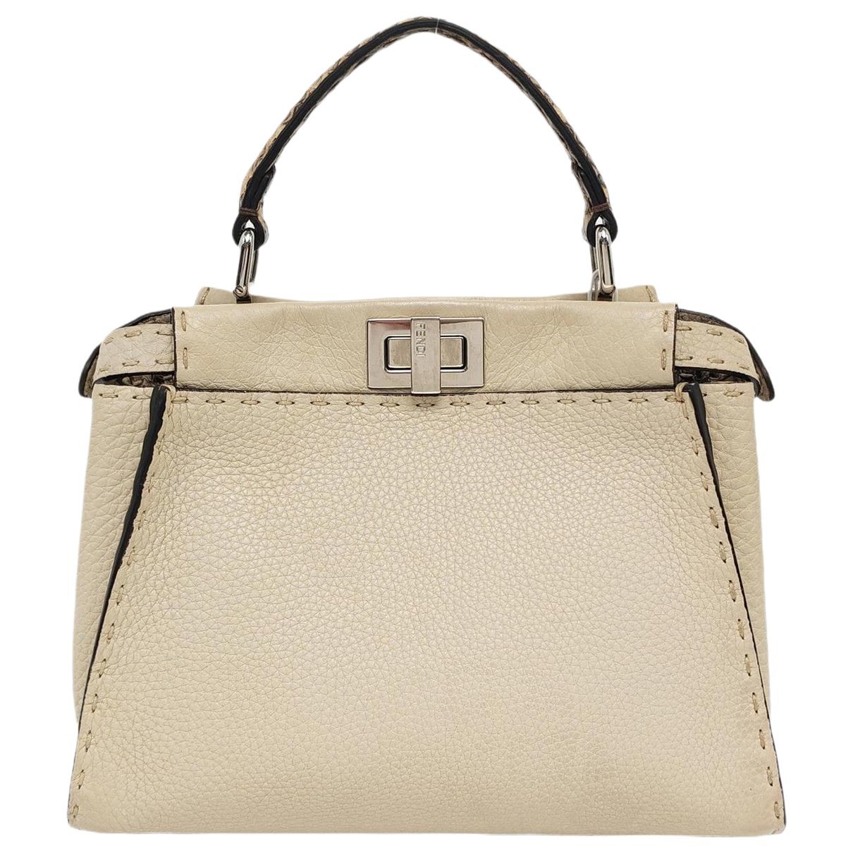Peekaboo leather handbag